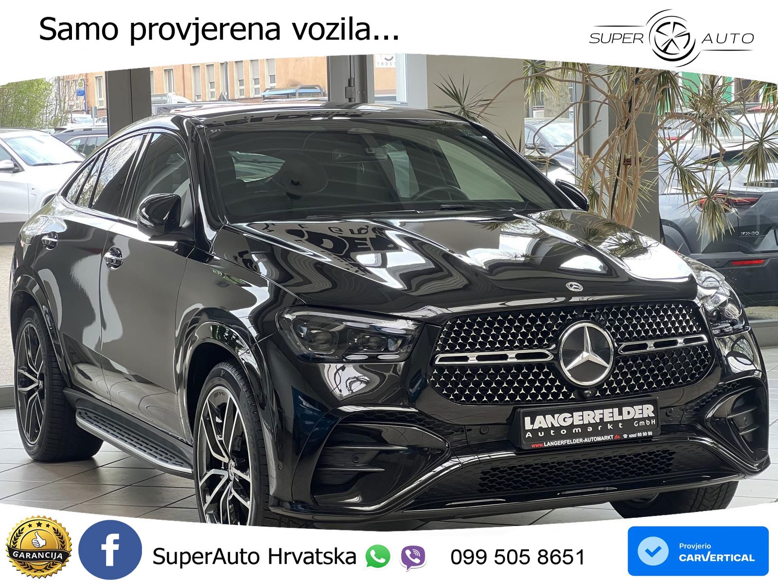 Mercedes GLE Coupe 450d (367 KS) EQ Boost 4MATIC 9G-TRONIC AMG LED+GR SJED+ACC