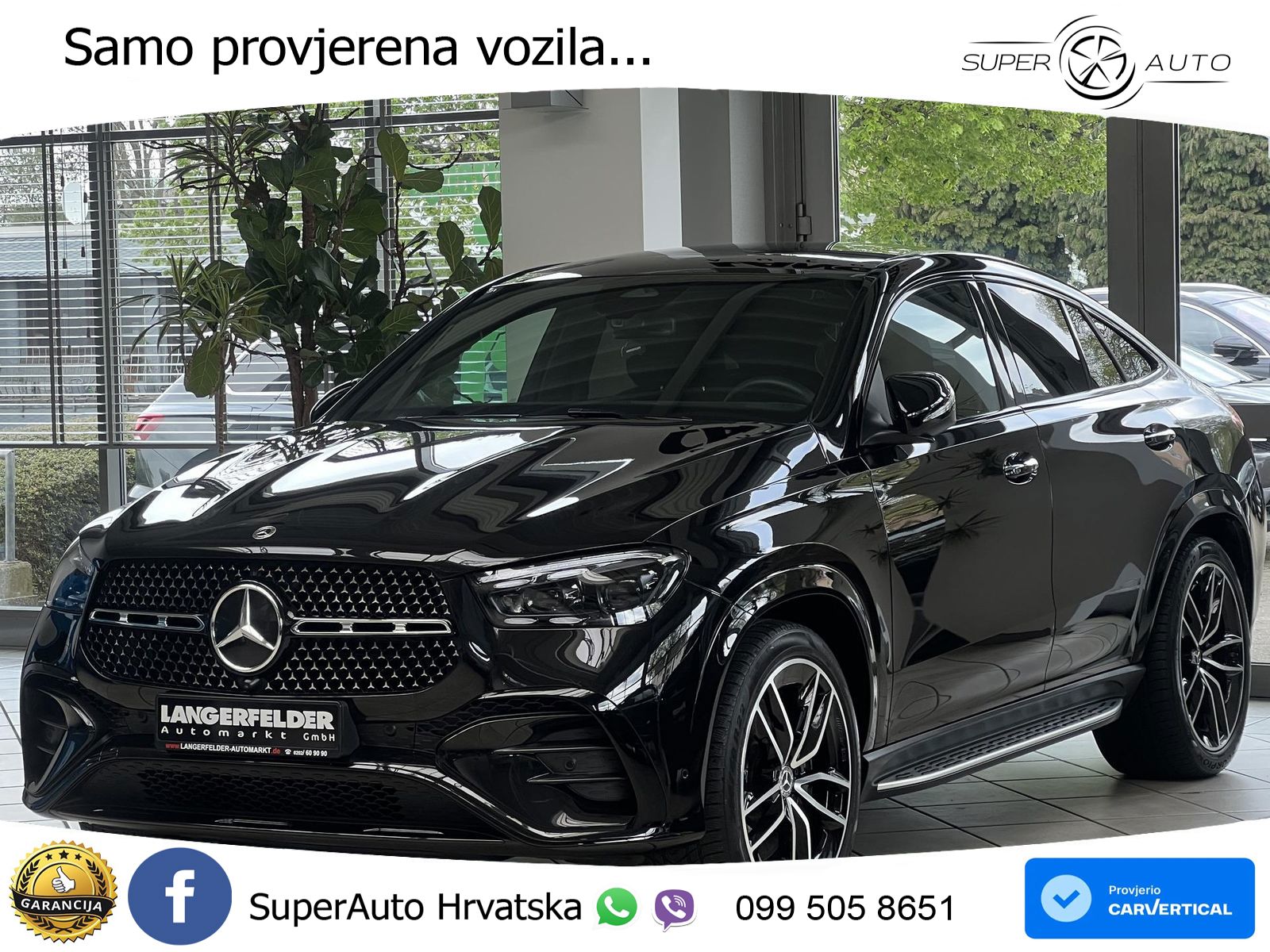 Mercedes GLE Coupe 450d (367 KS) EQ Boost 4MATIC 9G-TRONIC AMG LED+GR SJED+ACC