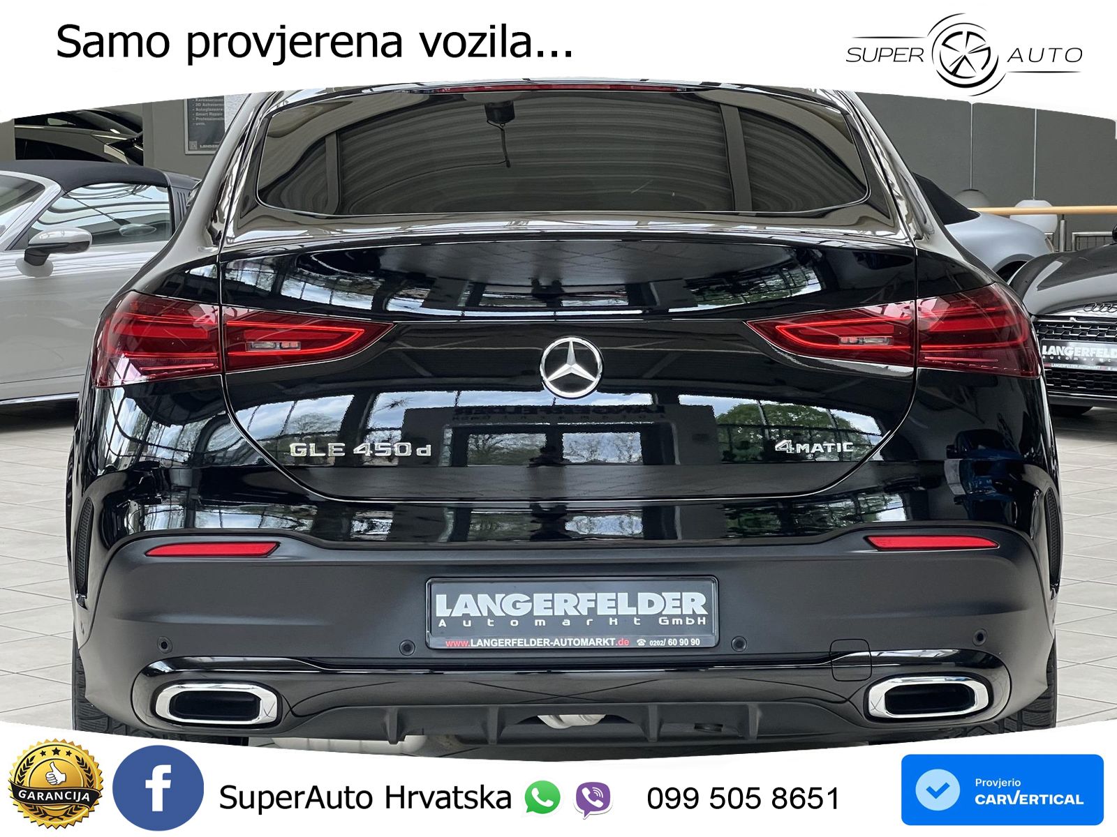 Mercedes GLE Coupe 450d (367 KS) EQ Boost 4MATIC 9G-TRONIC AMG LED+GR SJED+ACC