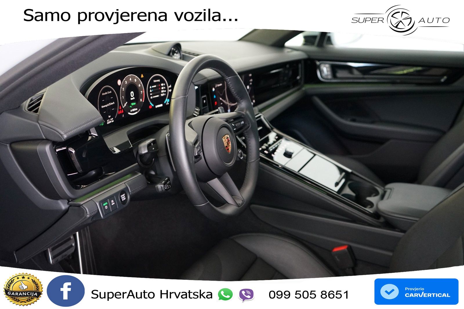 Porsche Panamera 4 2.9 V6 (470 KS) E-Hybrid PDK ACC+HEAD+4xGR SJED+360+PANO