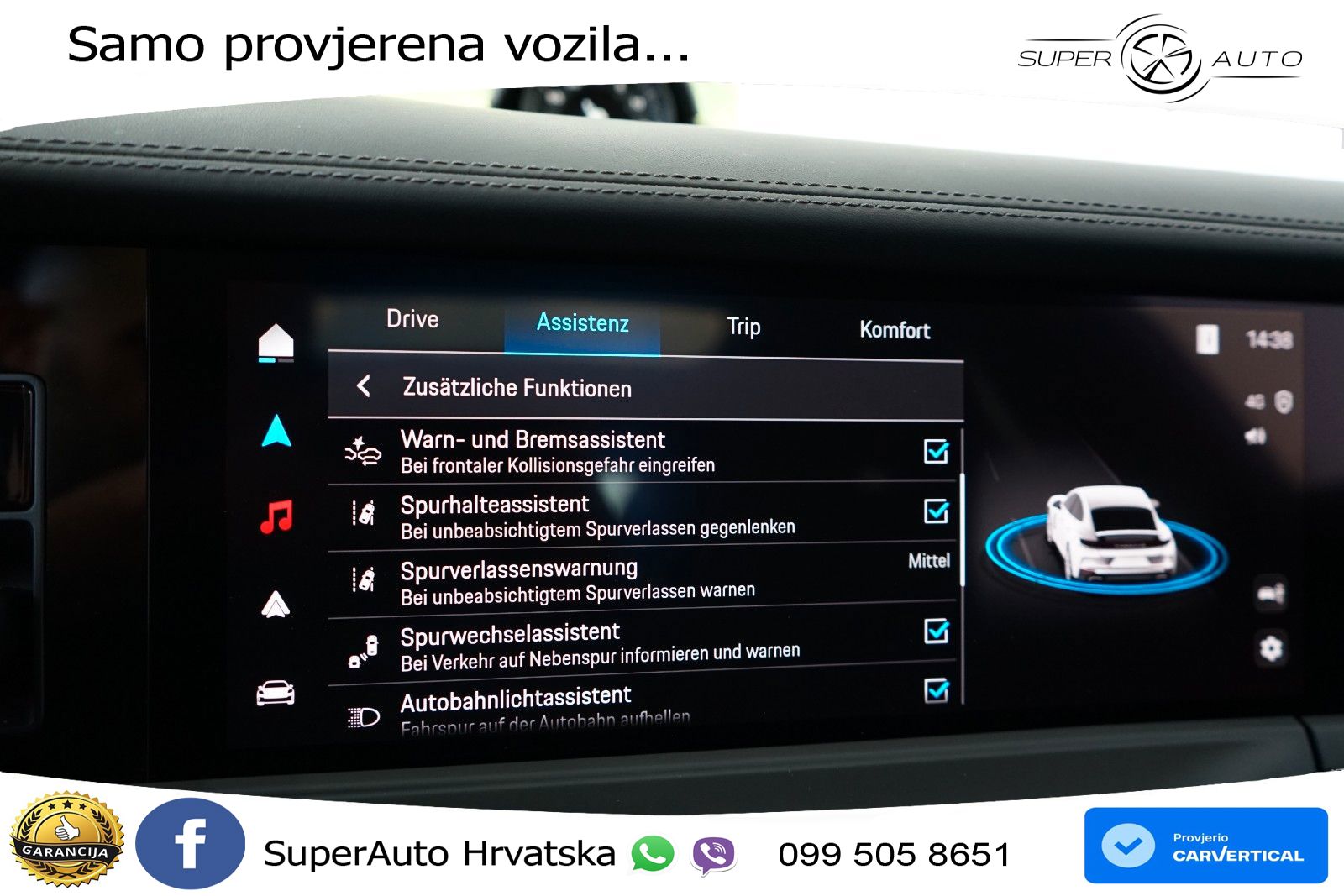 Porsche Panamera 4 2.9 V6 (470 KS) E-Hybrid PDK ACC+HEAD+4xGR SJED+360+PANO