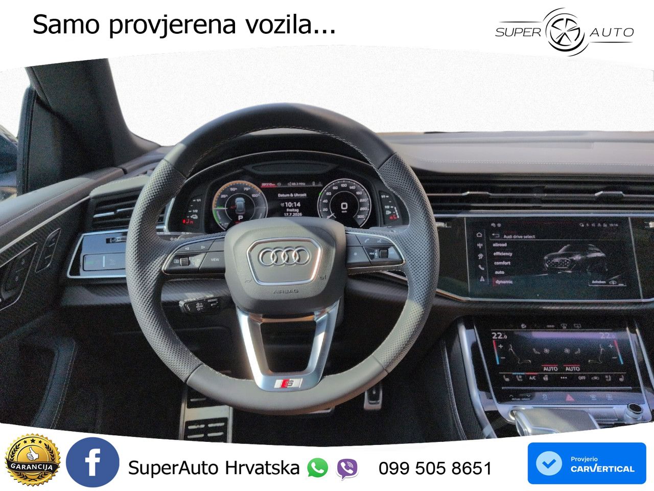 Audi Q8 60 TFSIe V6 (490 KS) quattro Tiptronic