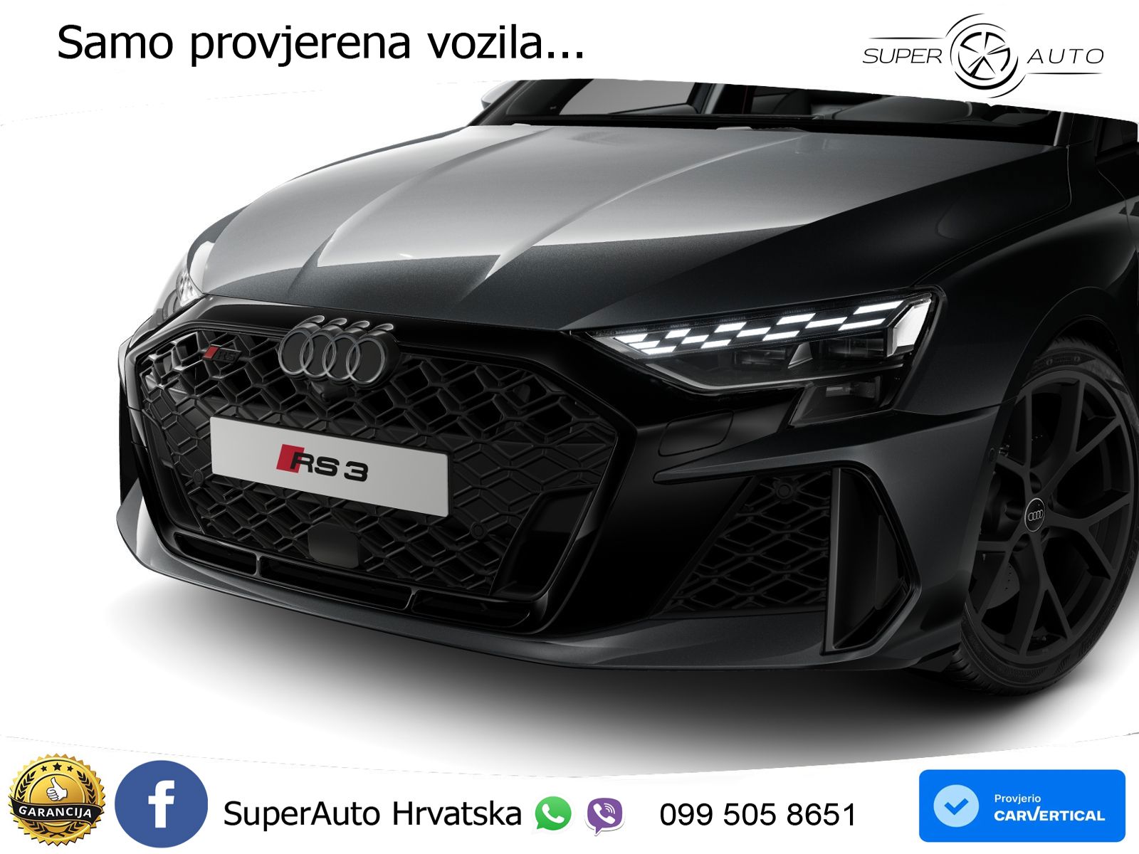 Audi RS3 Sportback 2.5 TFSI (400 KS) quattro S tronic LED+GR SJED+ACC