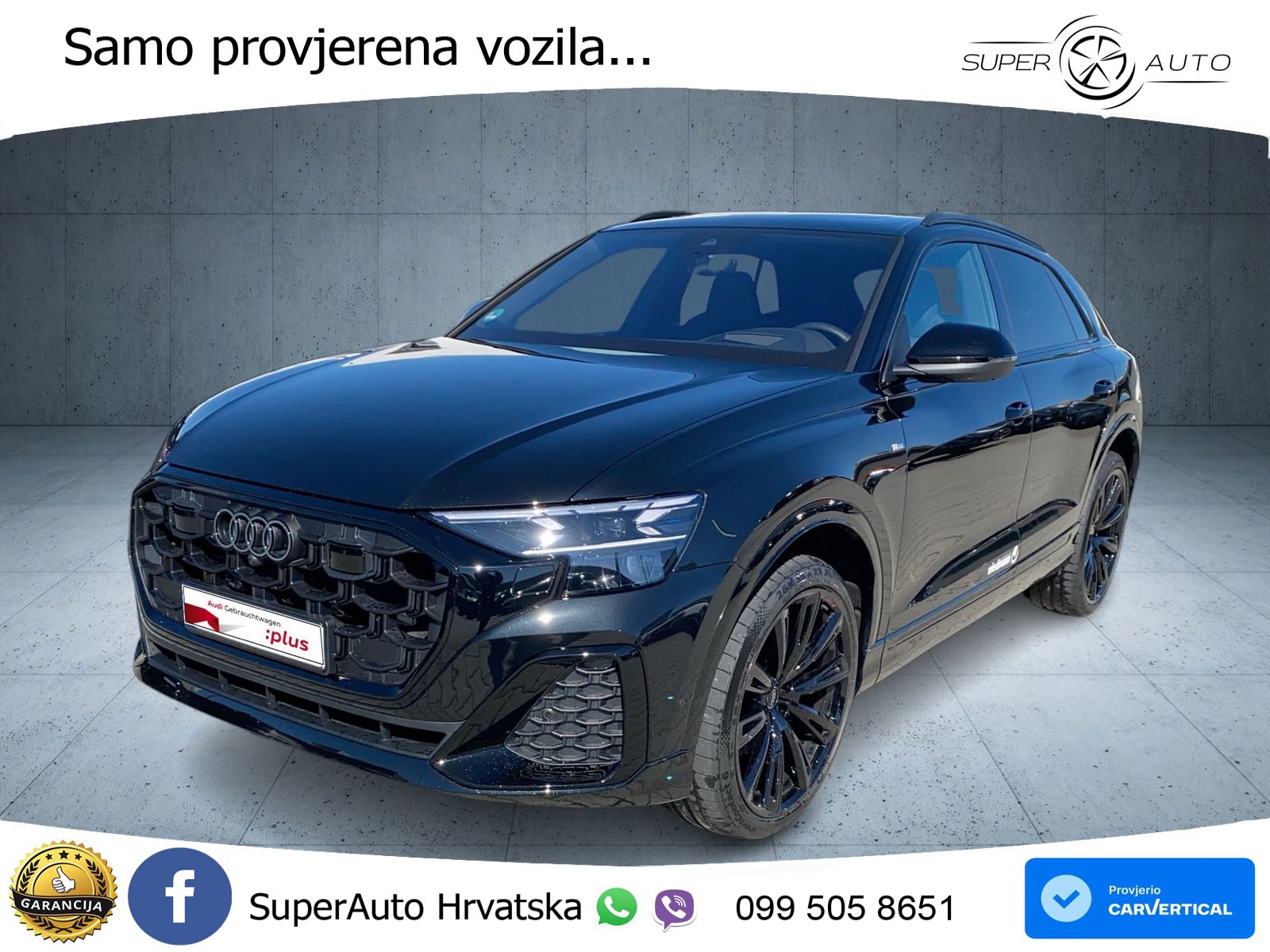 Audi Q8 50 TDI V6 (286 KS) quattro Tiptronic S line LED+GR SJED+ACC