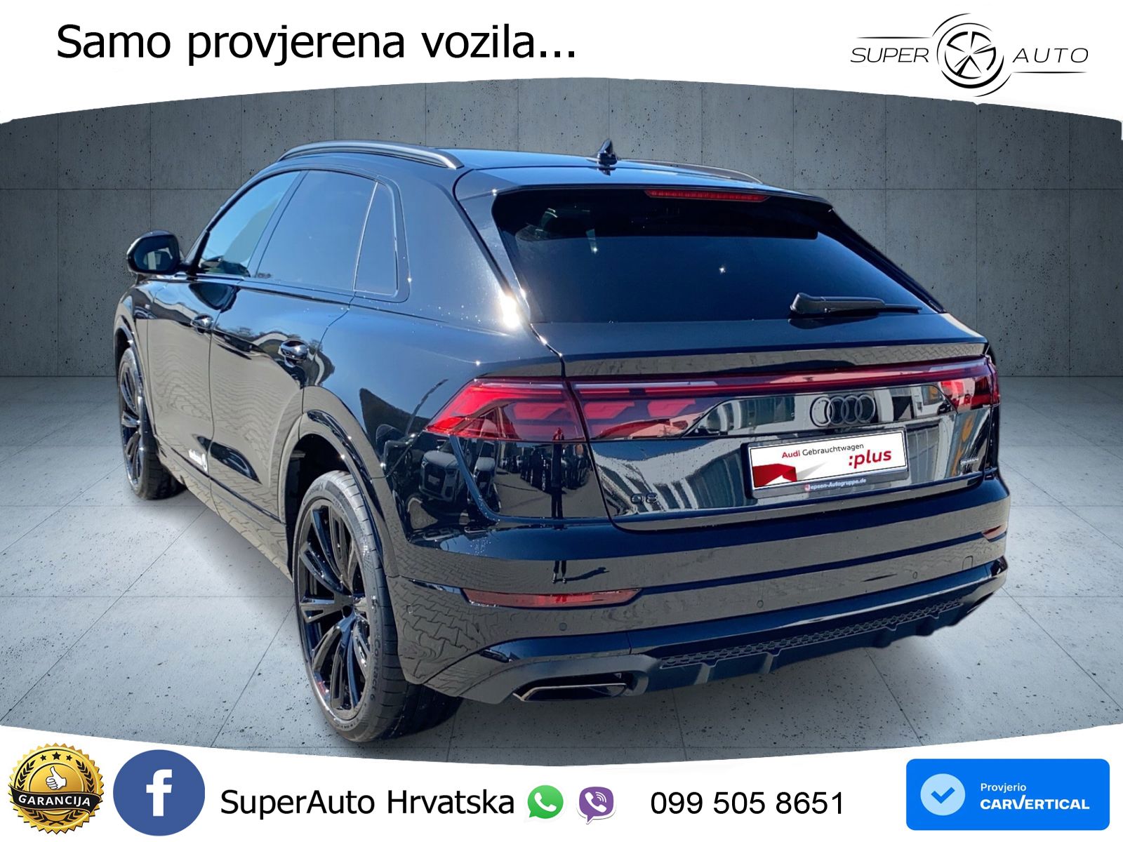 Audi Q8 50 TDI V6 (286 KS) quattro Tiptronic S line LED+GR SJED+ACC