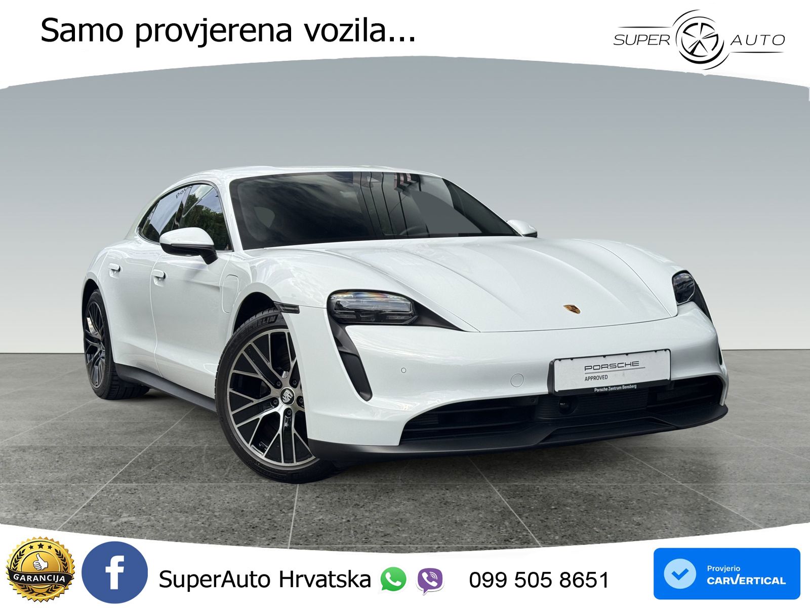 Porsche Taycan Sport Turismo Performance Plus 93.4 kWh (476 KS)