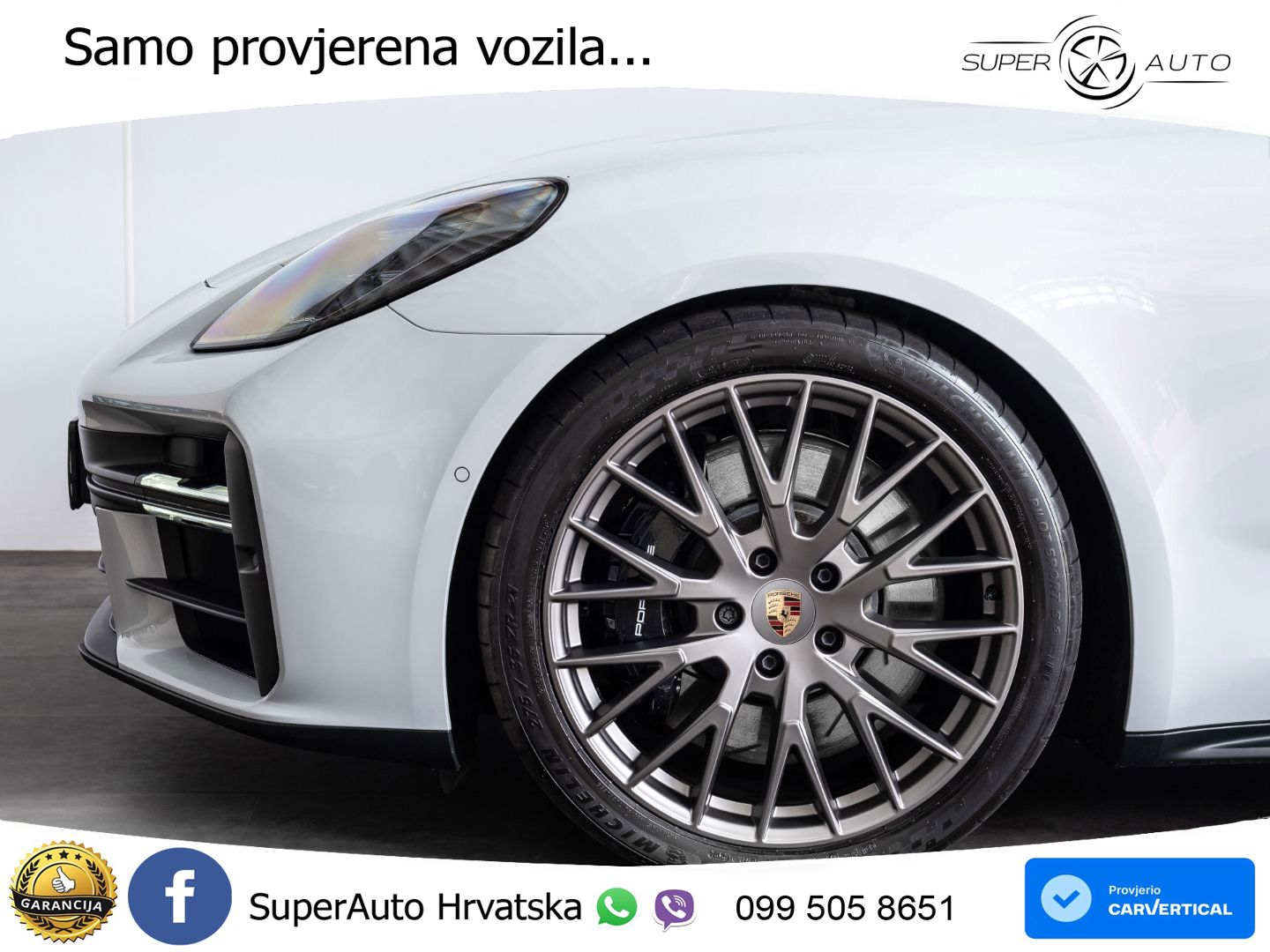 Porsche Panamera 4S 2.9 V6 (544 KS) E-Hybrid PDK ZRAČNI+ACC+GR SJED+KAM+PANO