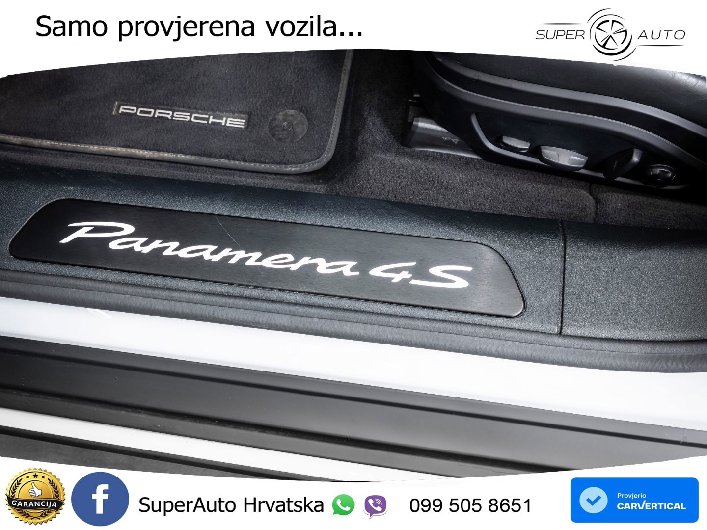 Porsche Panamera 4S 2.9 V6 (544 KS) E-Hybrid PDK ZRAČNI+ACC+GR SJED+KAM+PANO