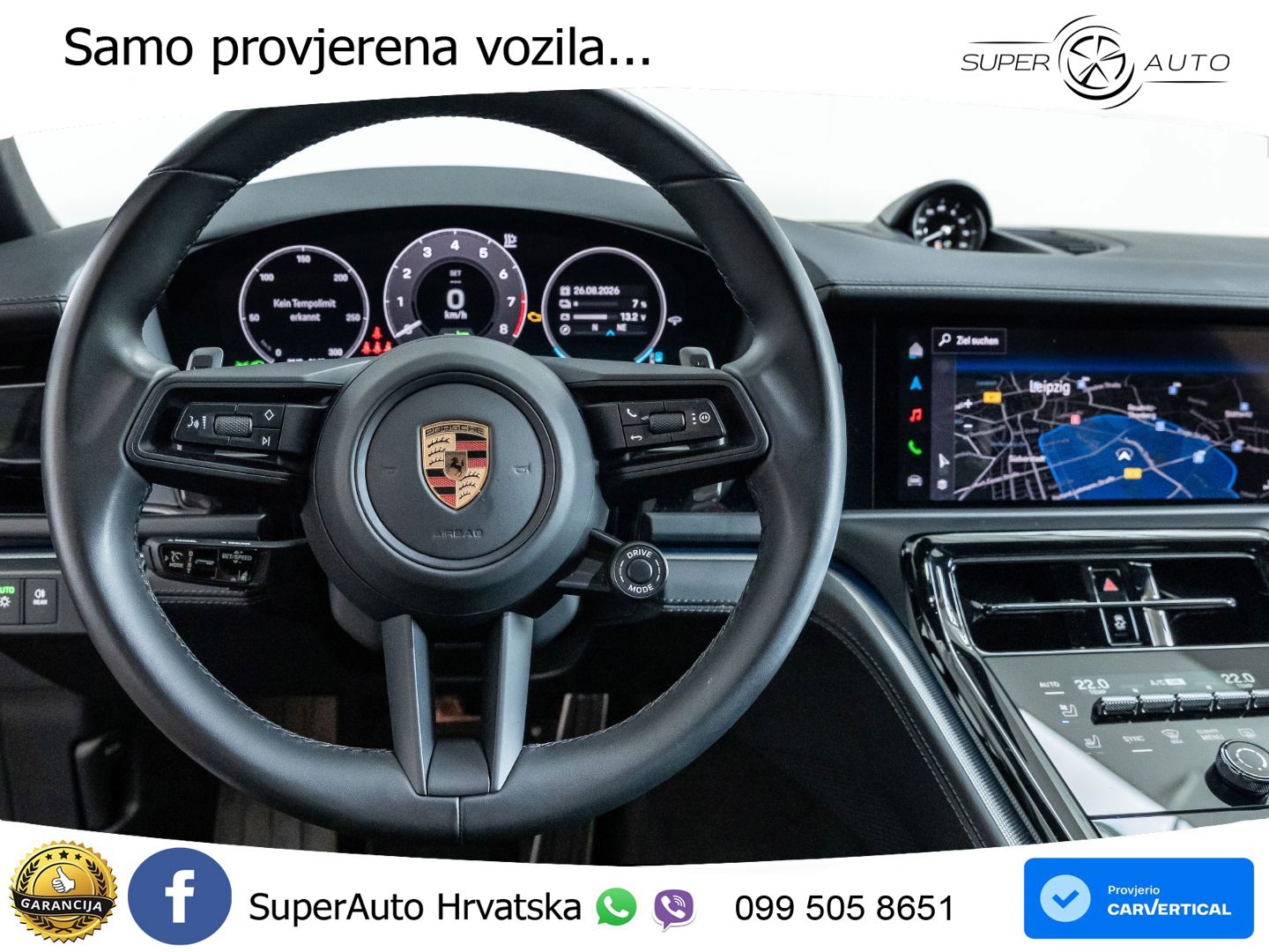 Porsche Panamera 4S 2.9 V6 (544 KS) E-Hybrid PDK ZRAČNI+ACC+GR SJED+KAM+PANO