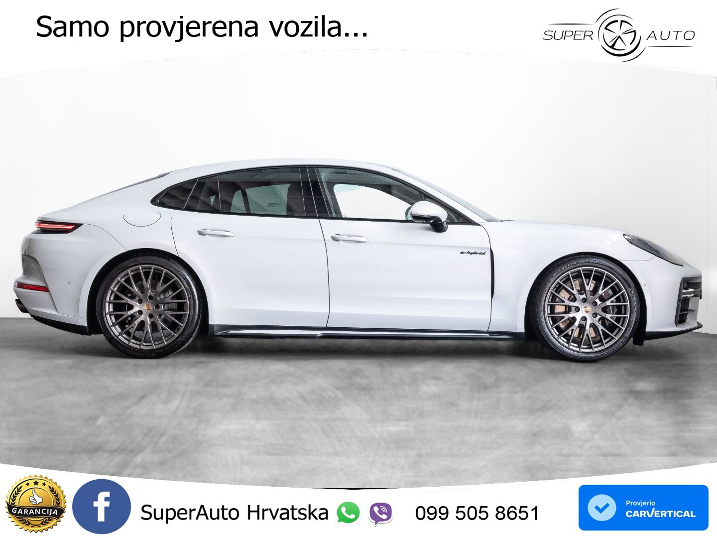 Porsche Panamera 4S 2.9 V6 (544 KS) E-Hybrid PDK ZRAČNI+ACC+GR SJED+KAM+PANO