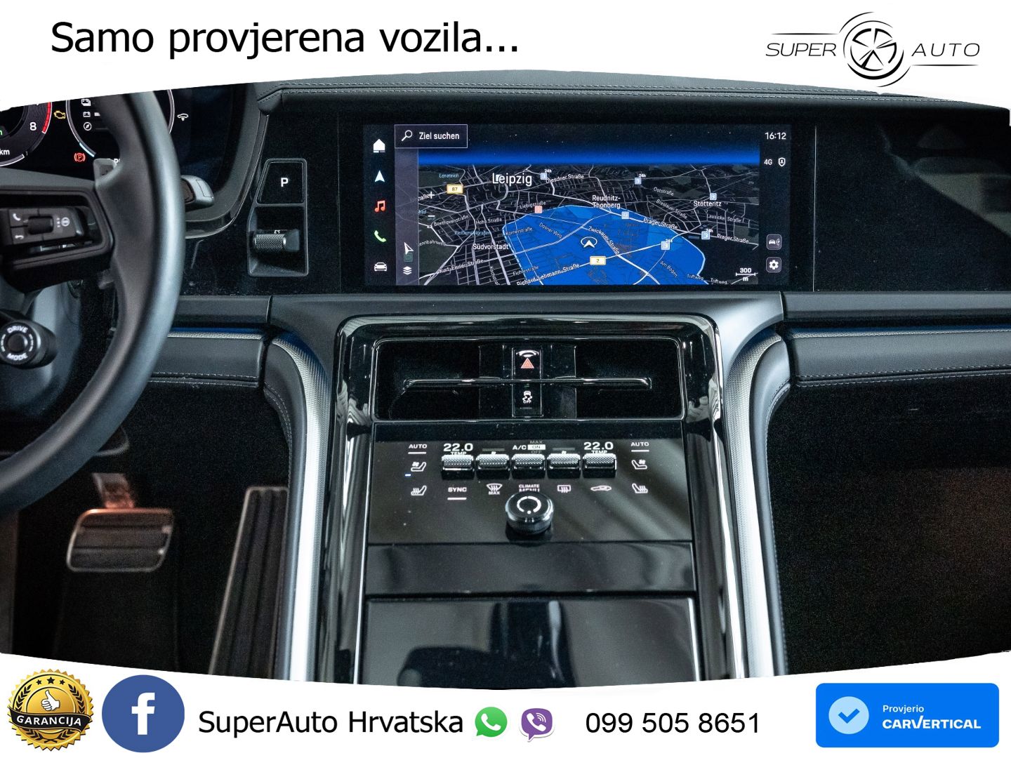 Porsche Panamera 4S 2.9 V6 (544 KS) E-Hybrid PDK ZRAČNI+ACC+GR SJED+KAM+PANO