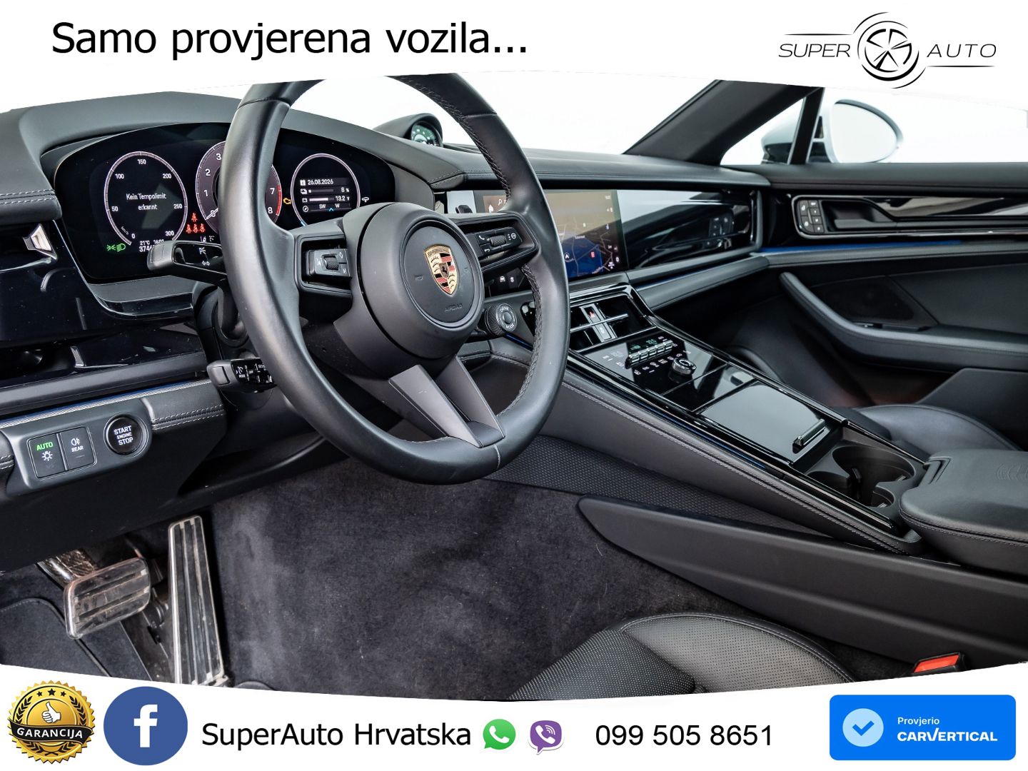 Porsche Panamera 4S 2.9 V6 (544 KS) E-Hybrid PDK ZRAČNI+ACC+GR SJED+KAM+PANO