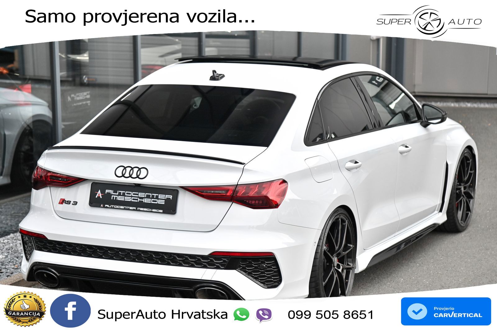 Audi RS3 Sedan 2.5 TFSI (400 KS) quattro S tronic LED+GR SJED+ACC