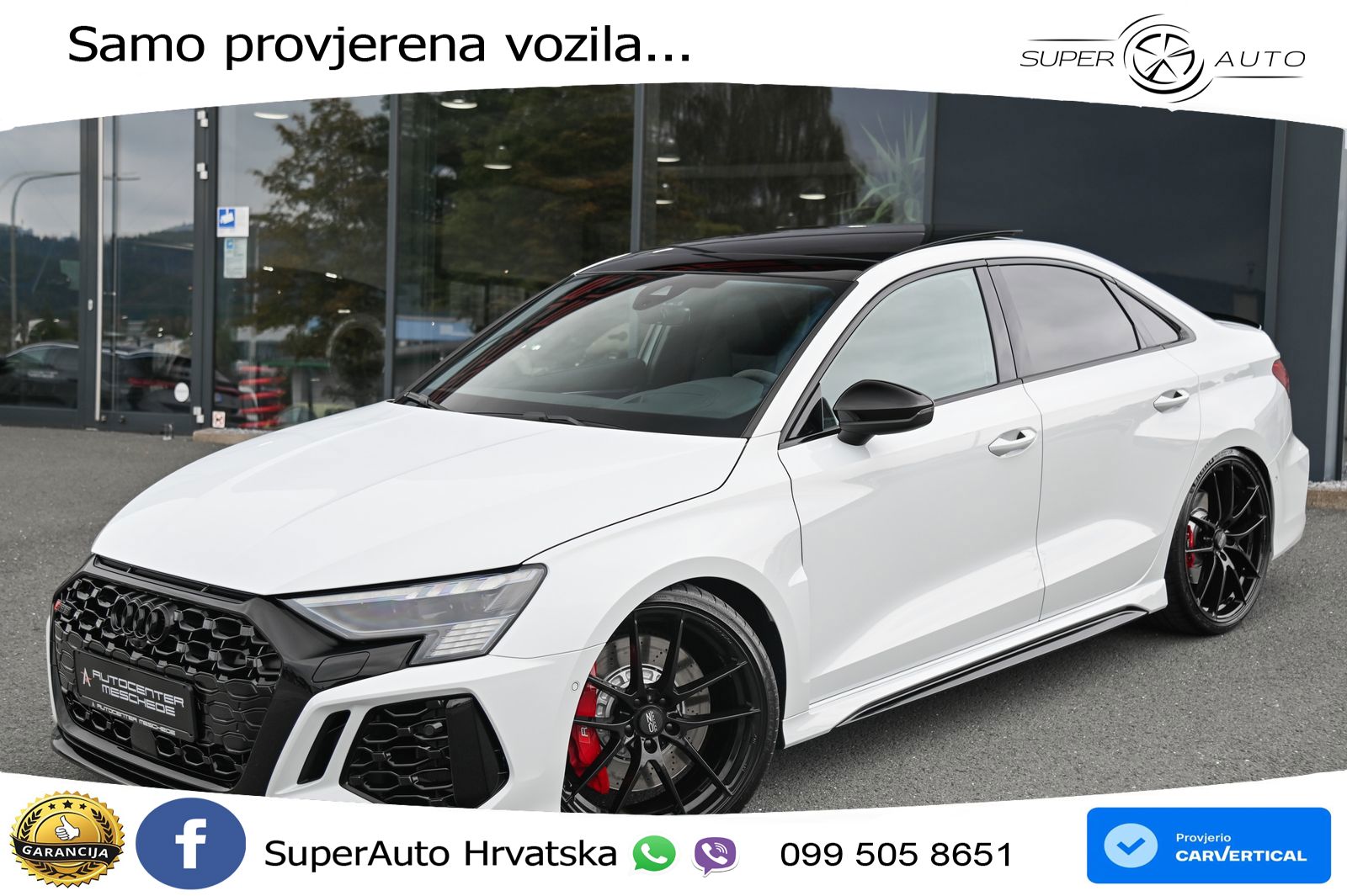 Audi RS3 Sedan 2.5 TFSI (400 KS) quattro S tronic LED+GR SJED+ACC