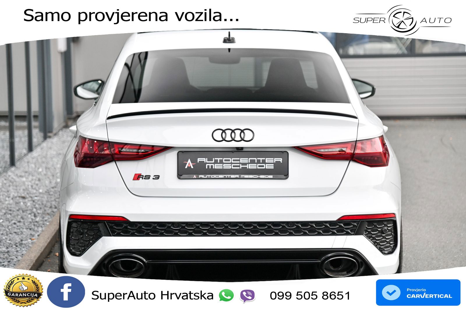 Audi RS3 Sedan 2.5 TFSI (400 KS) quattro S tronic LED+GR SJED+ACC