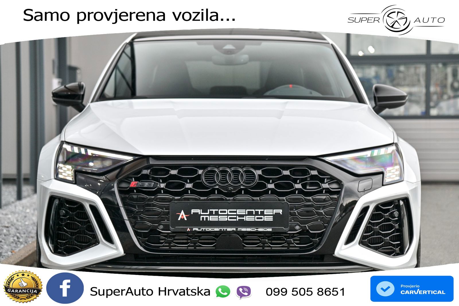Audi RS3 Sedan 2.5 TFSI (400 KS) quattro S tronic LED+GR SJED+ACC