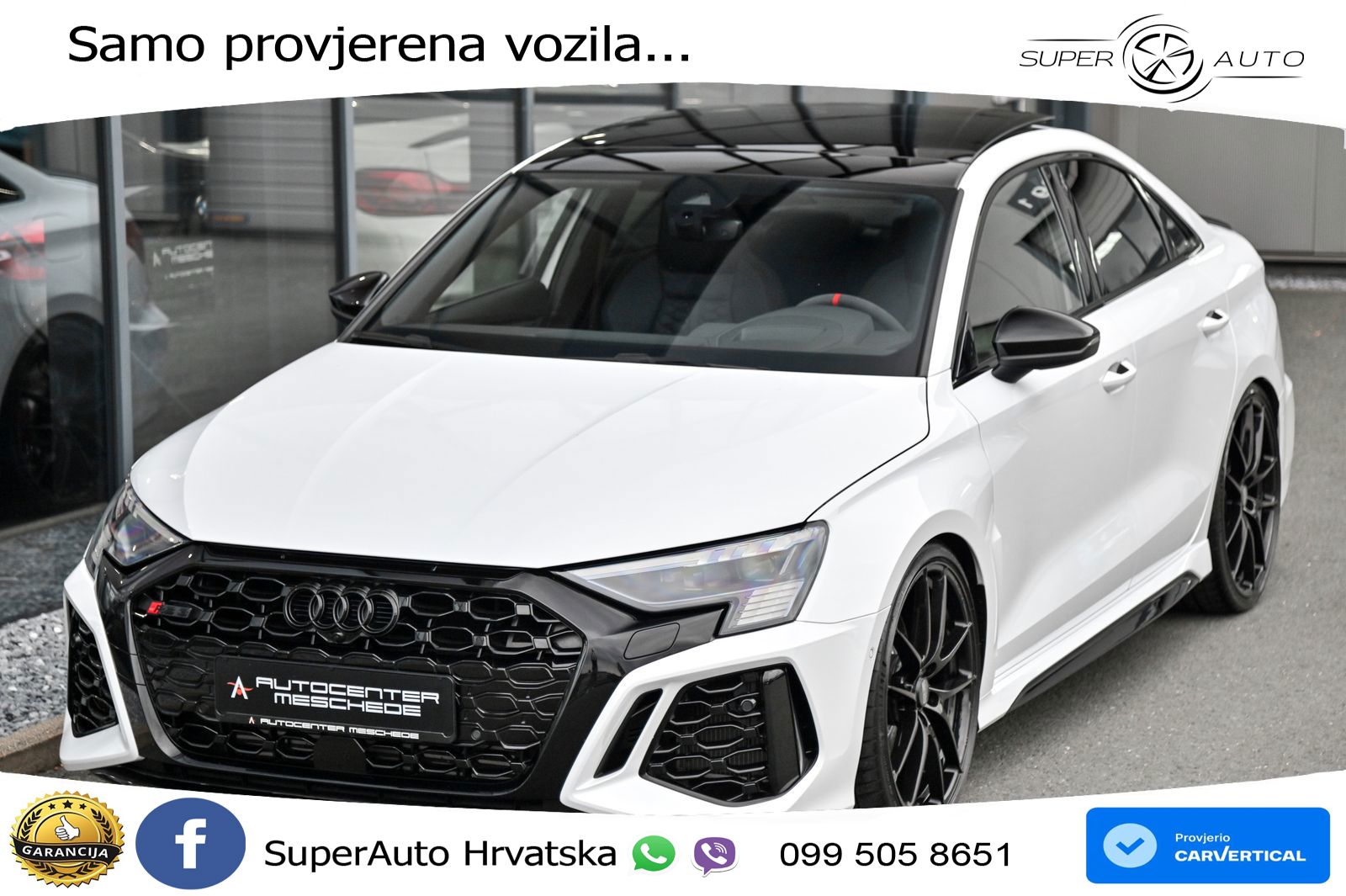 Audi RS3 Sedan 2.5 TFSI (400 KS) quattro S tronic LED+GR SJED+ACC