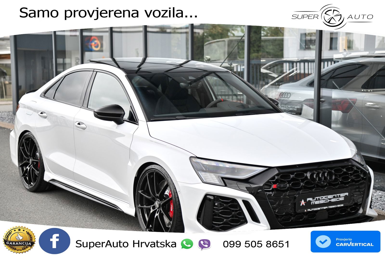 Audi RS3 Sedan 2.5 TFSI (400 KS) quattro S tronic LED+GR SJED+ACC