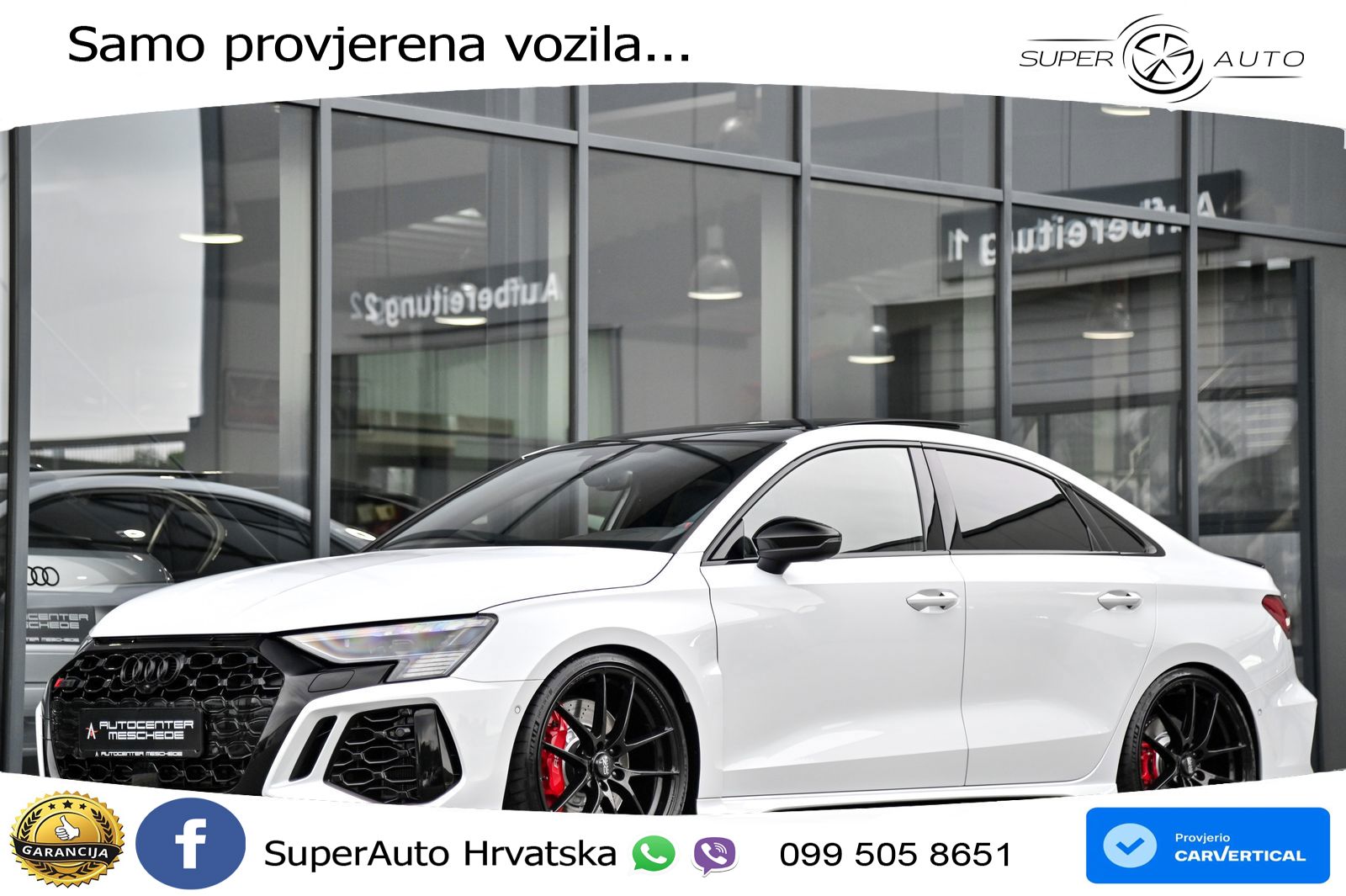 Audi RS3 Sedan 2.5 TFSI (400 KS) quattro S tronic LED+GR SJED+ACC