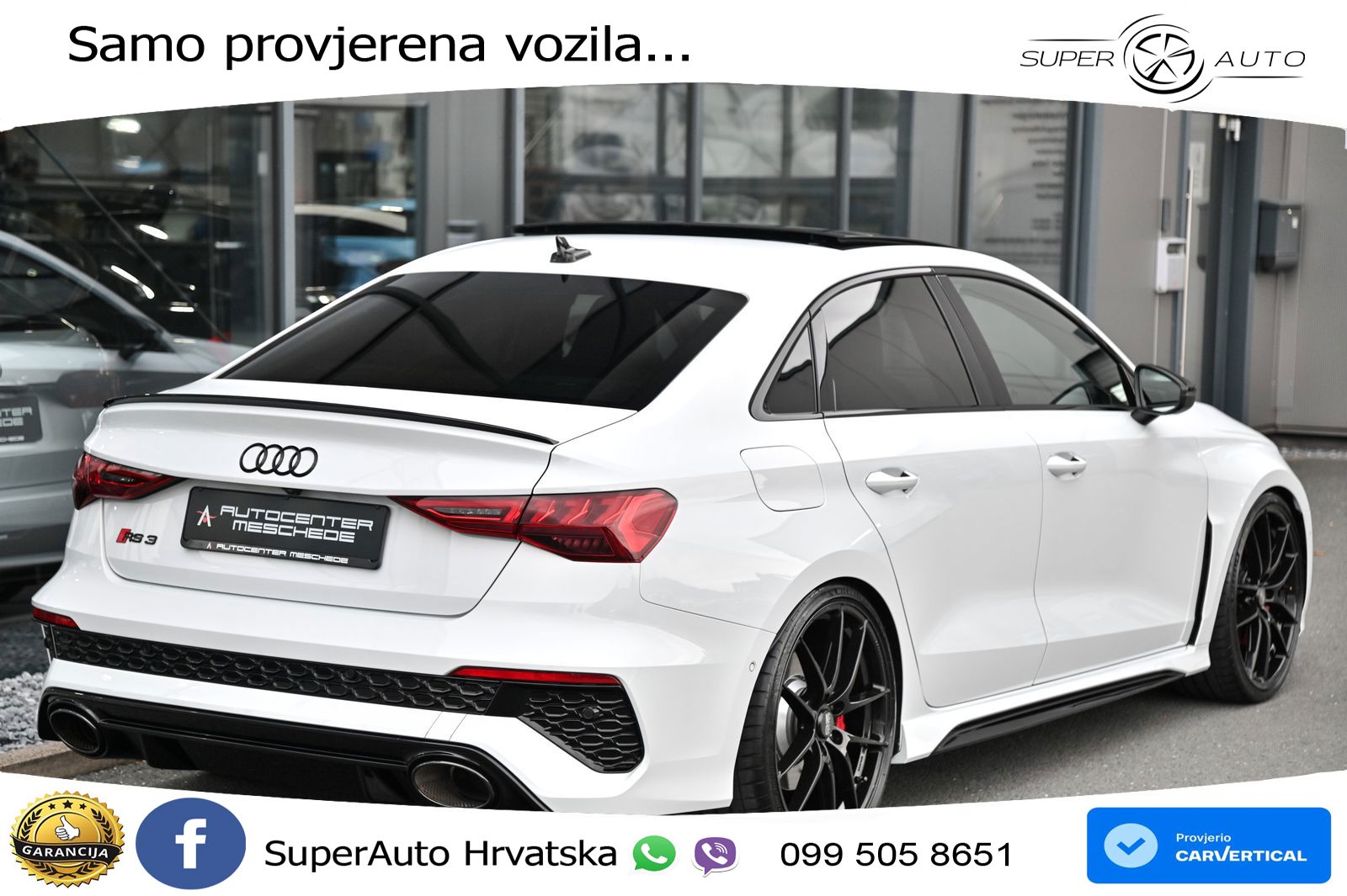 Audi RS3 Sedan 2.5 TFSI (400 KS) quattro S tronic LED+GR SJED+ACC