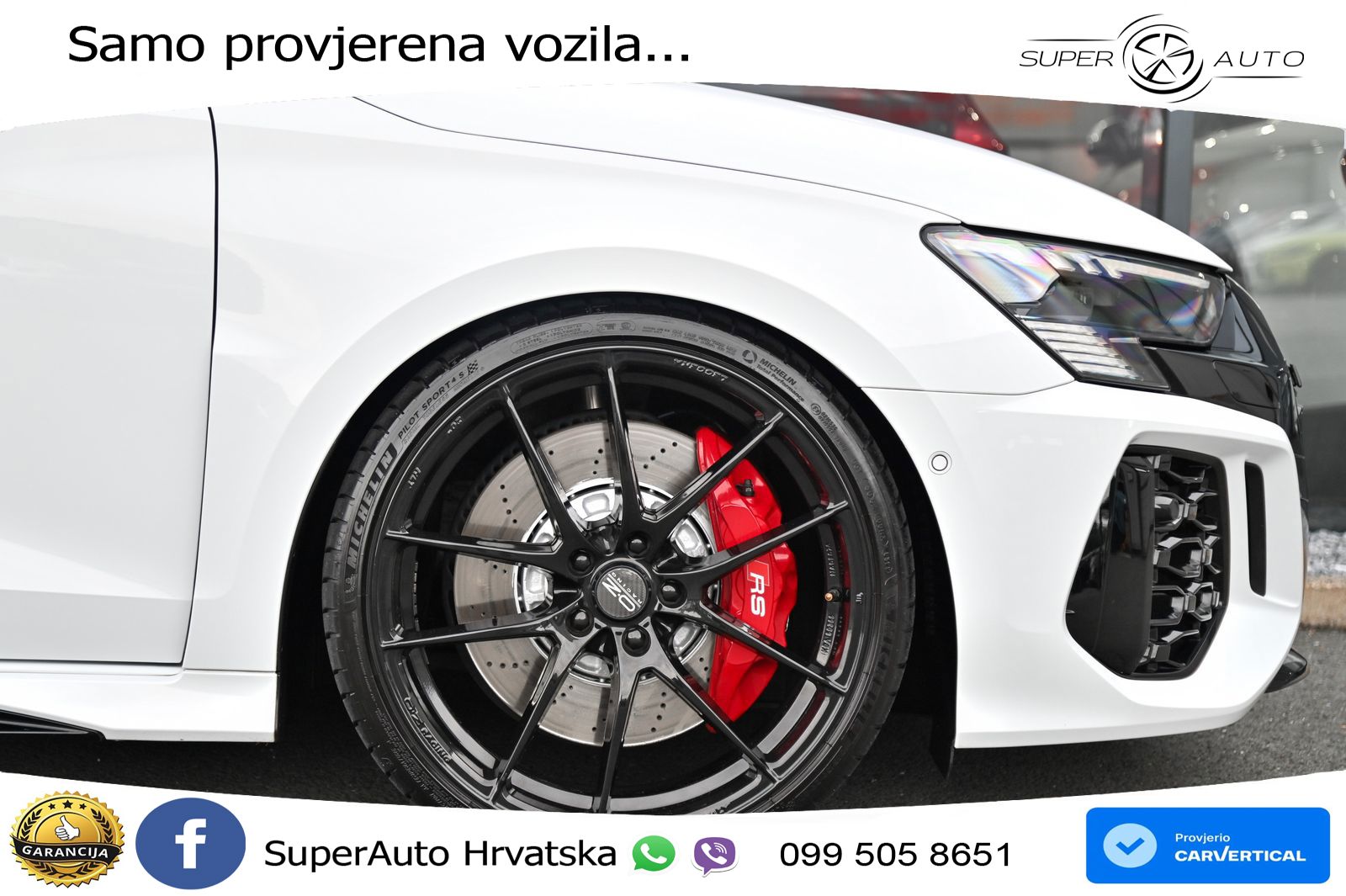 Audi RS3 Sedan 2.5 TFSI (400 KS) quattro S tronic LED+GR SJED+ACC