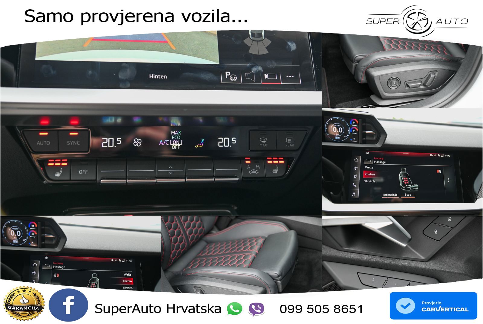 Audi RS3 Sedan 2.5 TFSI (400 KS) quattro S tronic LED+GR SJED+ACC