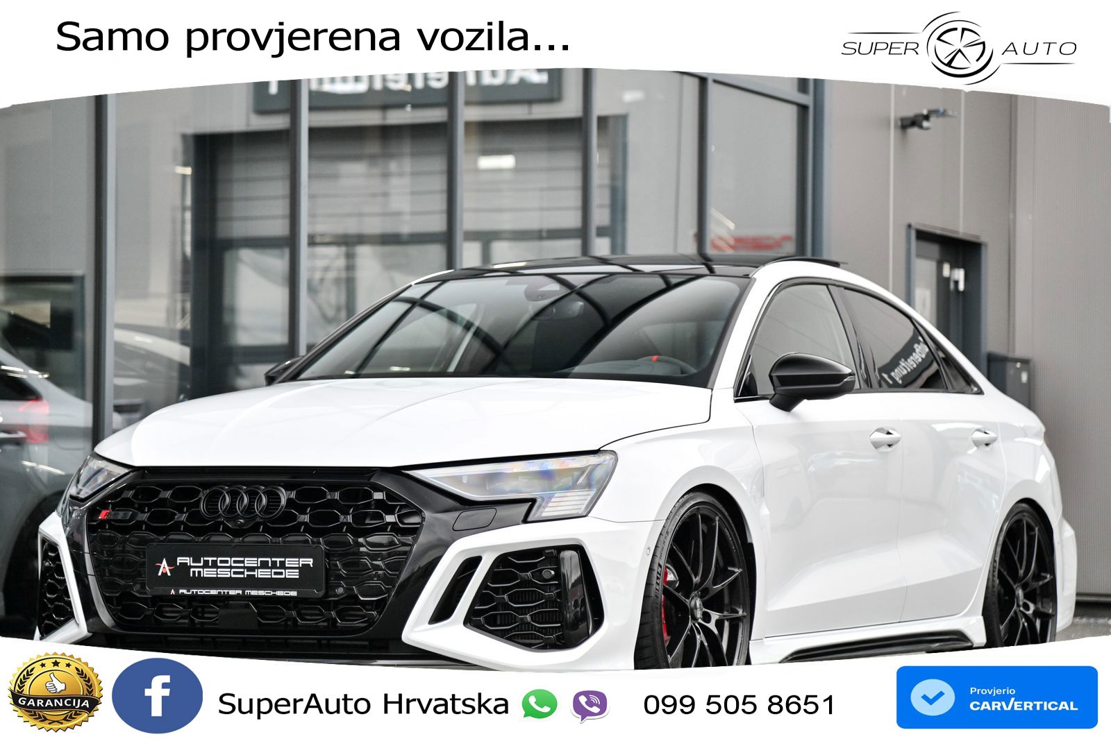 Audi RS3 Sedan 2.5 TFSI (400 KS) quattro S tronic LED+GR SJED+ACC