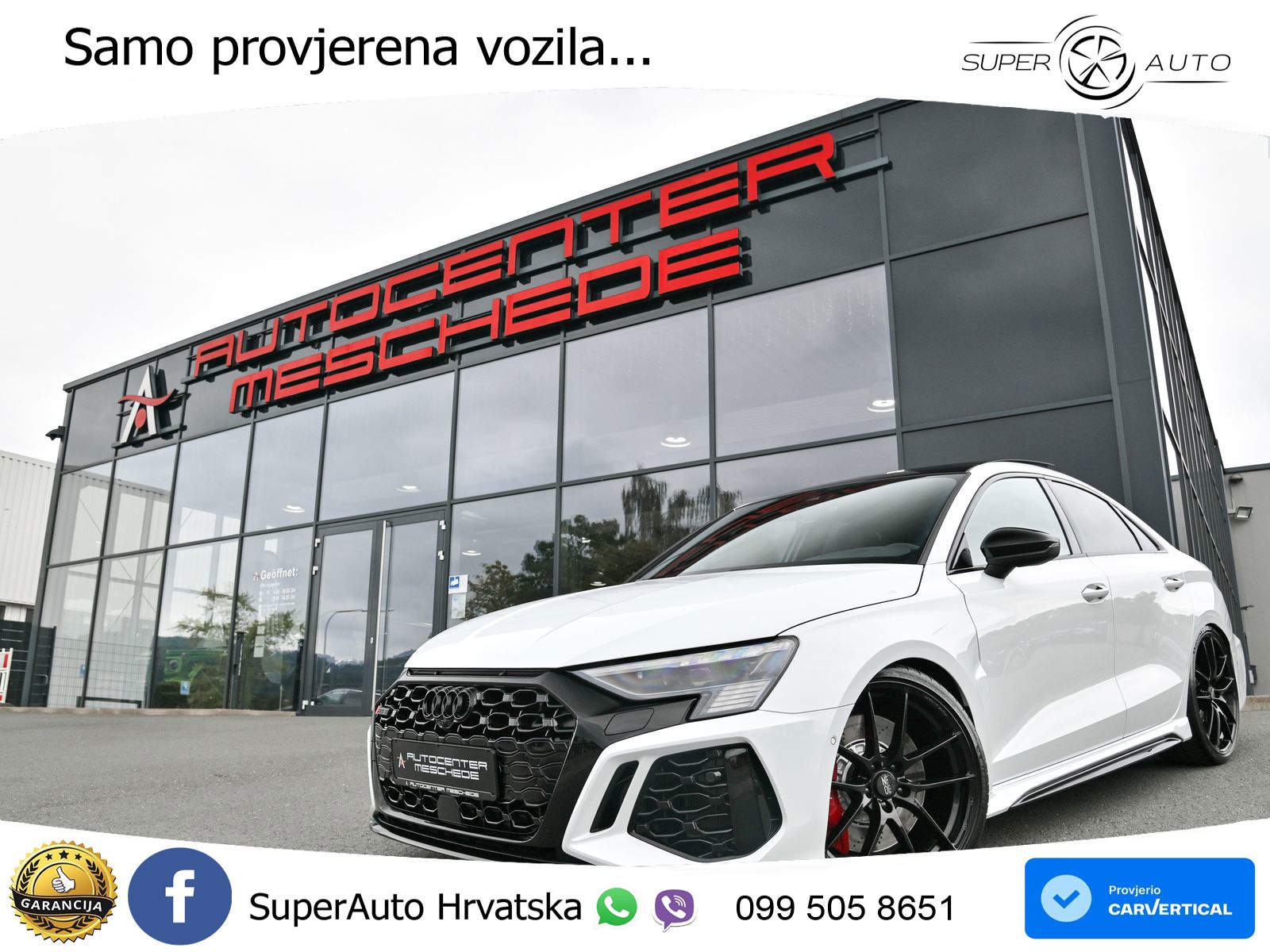 Audi RS3 Sedan 2.5 TFSI (400 KS) quattro S tronic LED+GR SJED+ACC