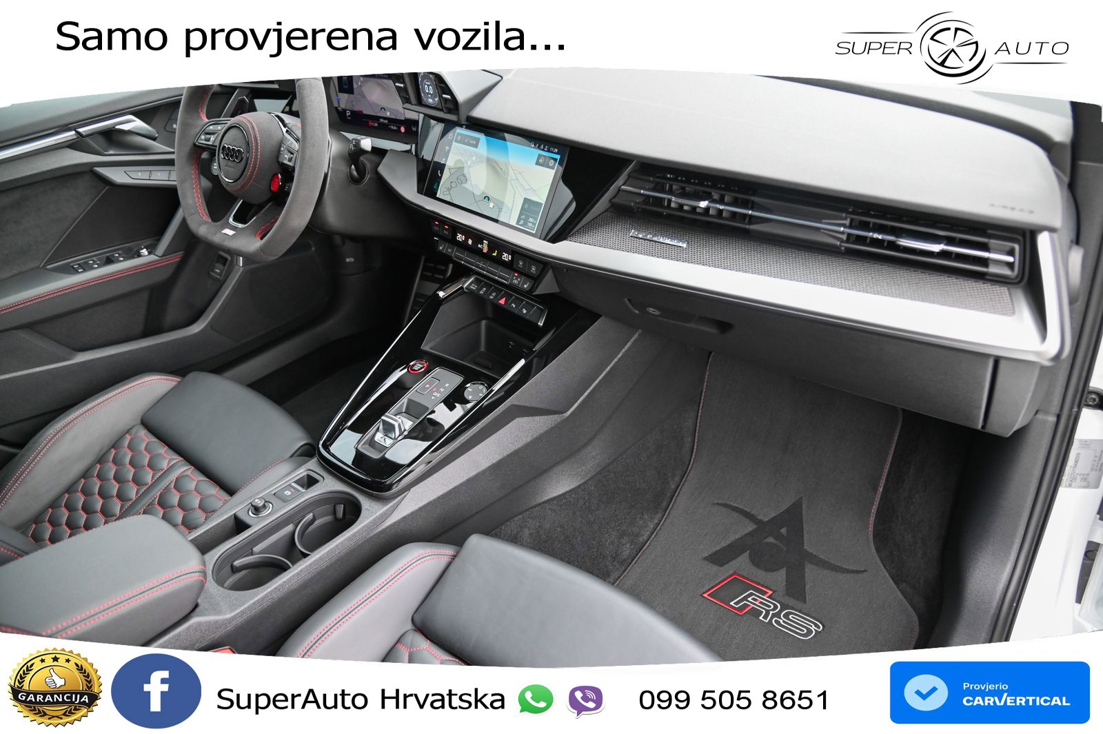 Audi RS3 Sedan 2.5 TFSI (400 KS) quattro S tronic LED+GR SJED+ACC