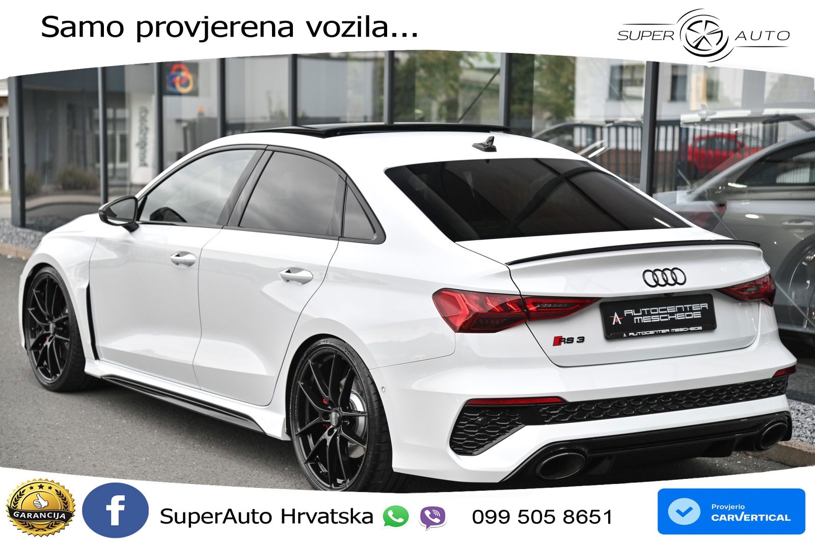 Audi RS3 Sedan 2.5 TFSI (400 KS) quattro S tronic LED+GR SJED+ACC
