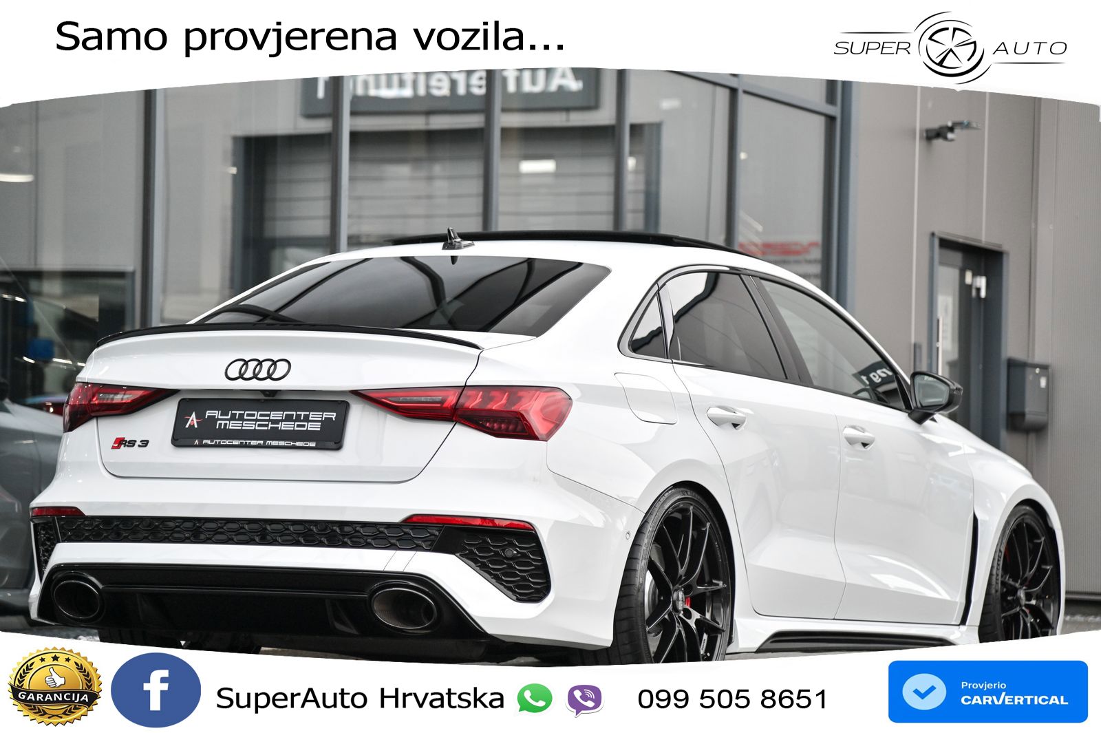 Audi RS3 Sedan 2.5 TFSI (400 KS) quattro S tronic LED+GR SJED+ACC