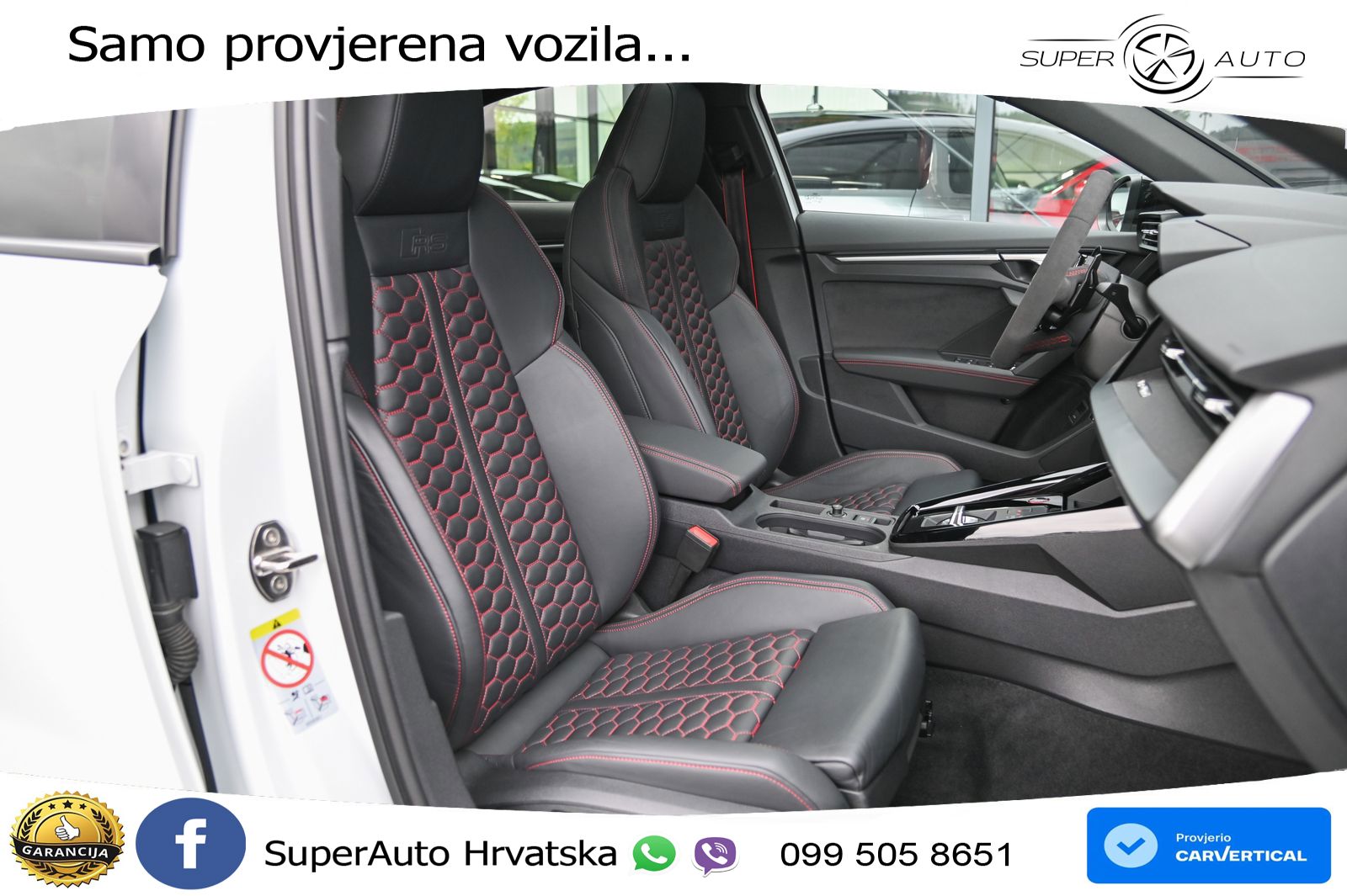 Audi RS3 Sedan 2.5 TFSI (400 KS) quattro S tronic LED+GR SJED+ACC