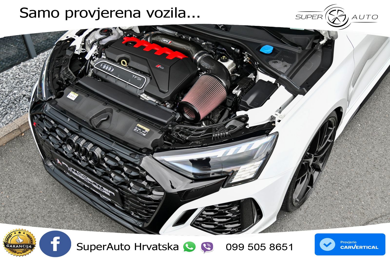 Audi RS3 Sedan 2.5 TFSI (400 KS) quattro S tronic LED+GR SJED+ACC