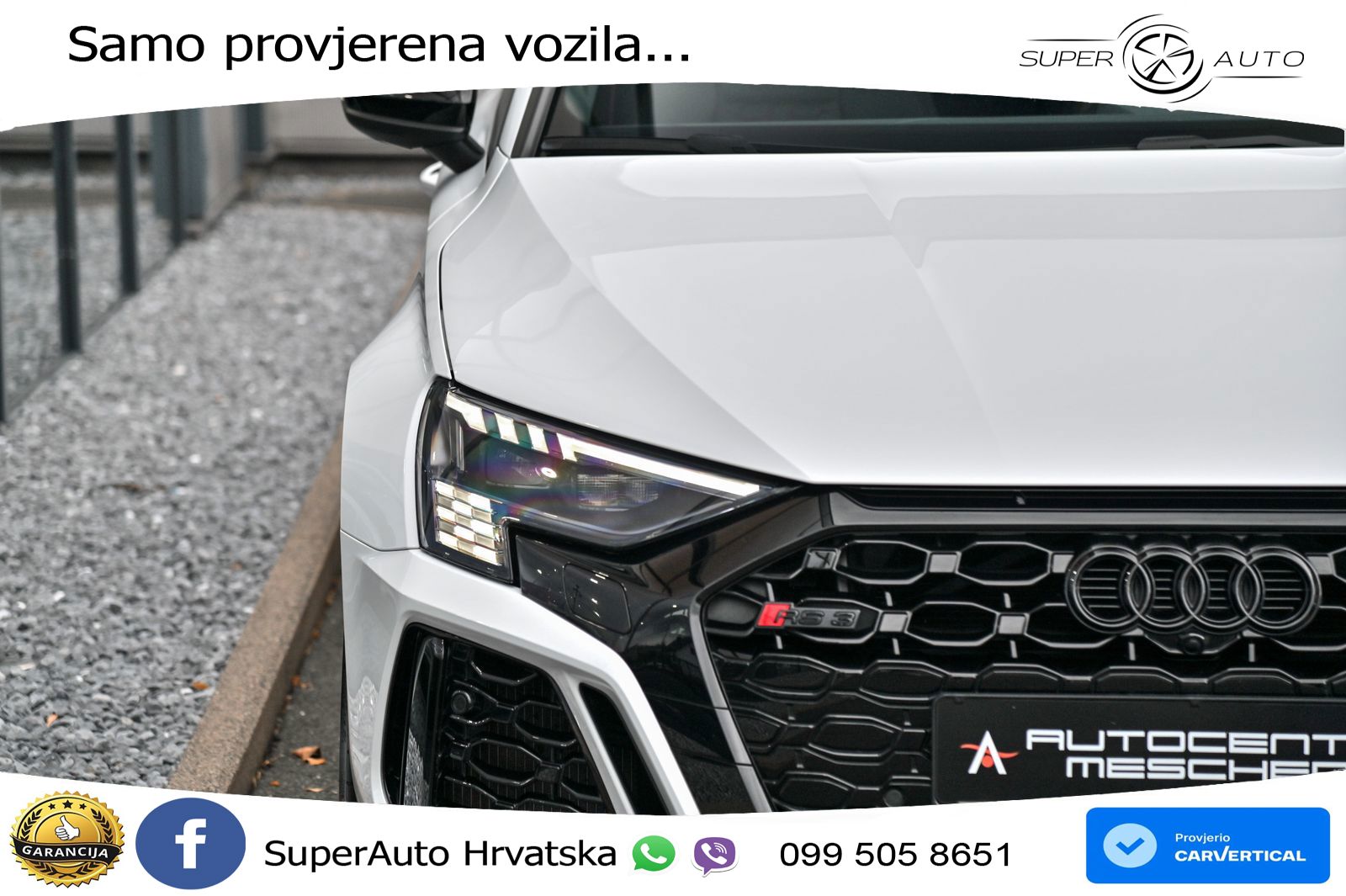 Audi RS3 Sedan 2.5 TFSI (400 KS) quattro S tronic LED+GR SJED+ACC