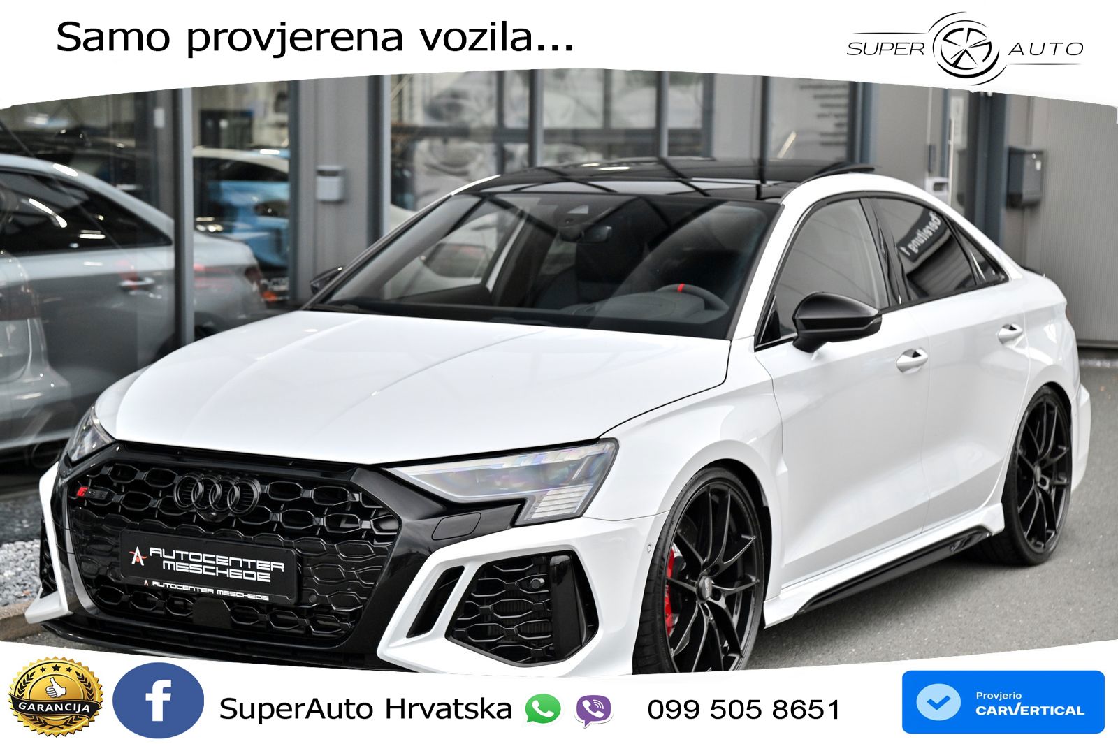 Audi RS3 Sedan 2.5 TFSI (400 KS) quattro S tronic LED+GR SJED+ACC