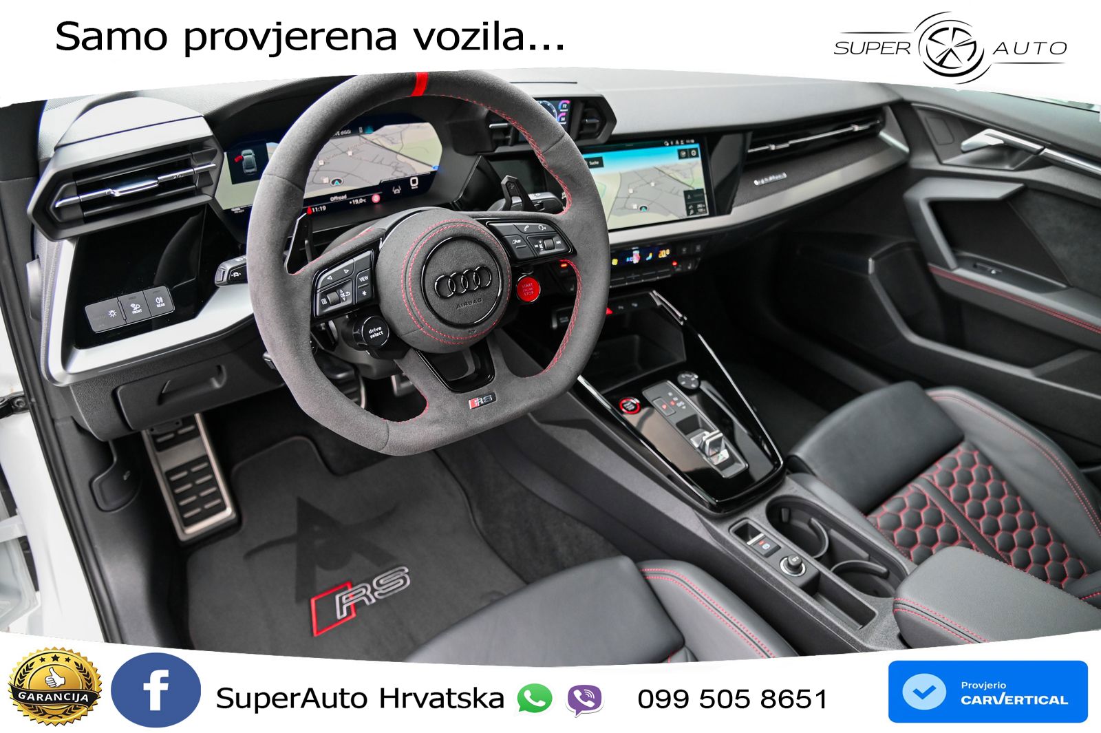 Audi RS3 Sedan 2.5 TFSI (400 KS) quattro S tronic LED+GR SJED+ACC