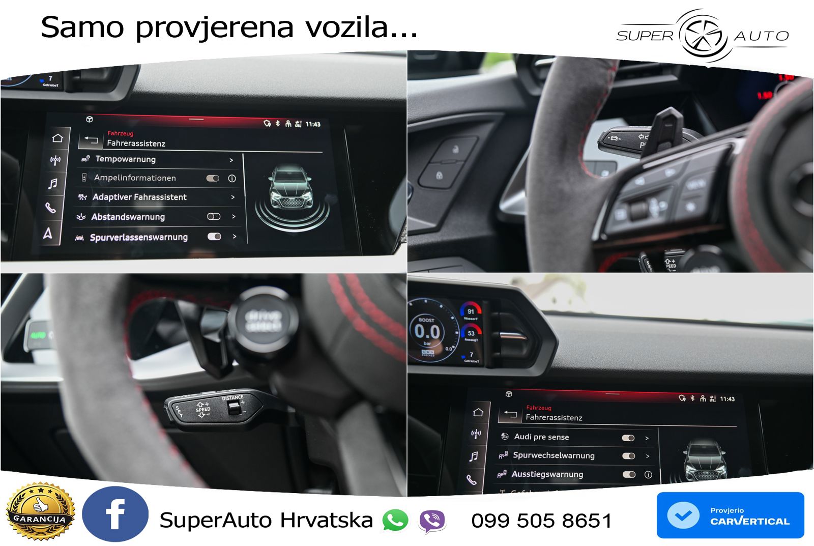 Audi RS3 Sedan 2.5 TFSI (400 KS) quattro S tronic LED+GR SJED+ACC