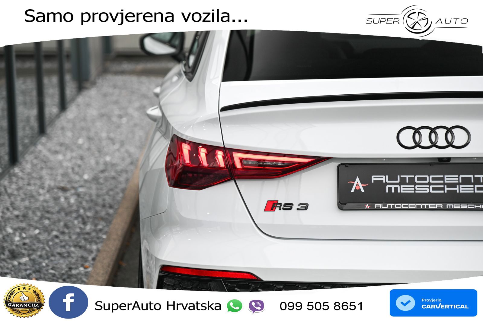 Audi RS3 Sedan 2.5 TFSI (400 KS) quattro S tronic LED+GR SJED+ACC