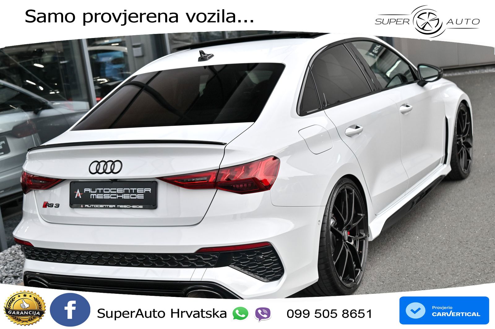 Audi RS3 Sedan 2.5 TFSI (400 KS) quattro S tronic LED+GR SJED+ACC