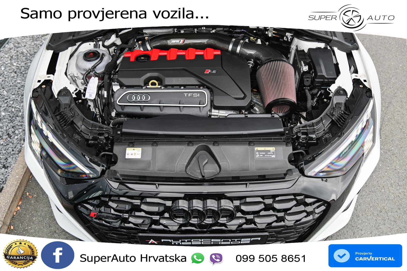 Audi RS3 Sedan 2.5 TFSI (400 KS) quattro S tronic LED+GR SJED+ACC
