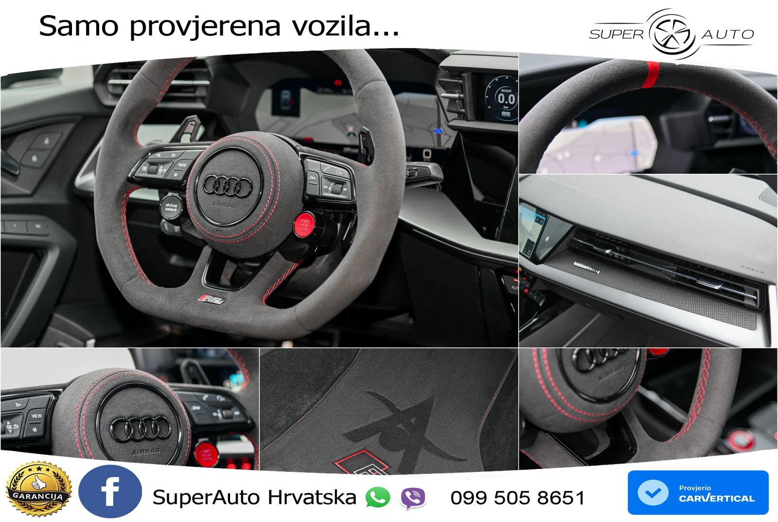 Audi RS3 Sedan 2.5 TFSI (400 KS) quattro S tronic LED+GR SJED+ACC