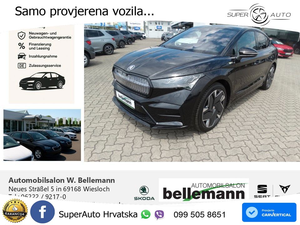Škoda Enyaq Coupe iV RS 82 kWh (299 KS) AWD Lounge LED+GR SJED+ACC