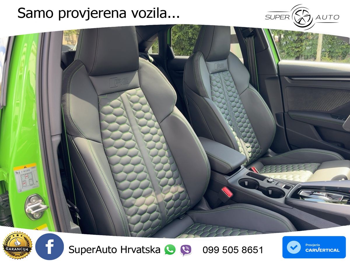 Audi RS3 Sedan 2.5 TFSI (400 KS) quattro S tronic LED+GR SJED+ACC