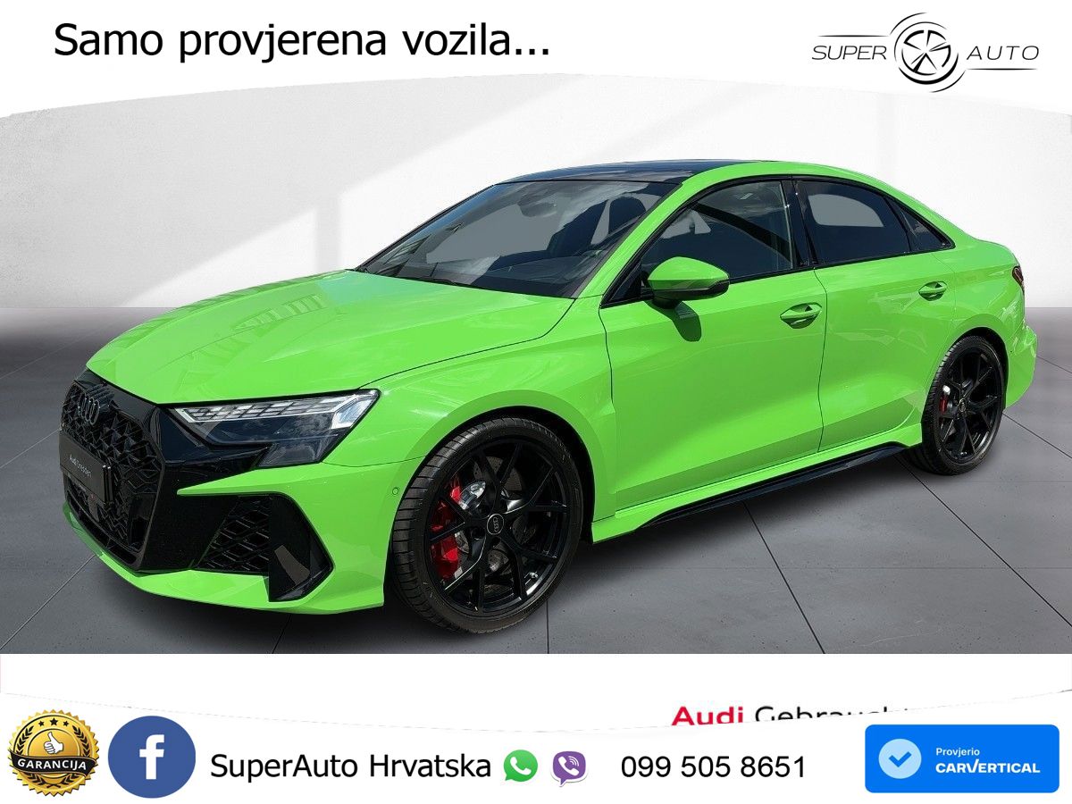 Audi RS3 Sedan 2.5 TFSI (400 KS) quattro S tronic LED+GR SJED+ACC