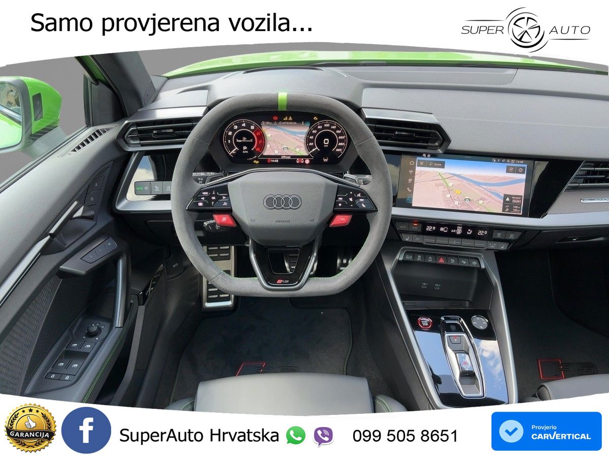 Audi RS3 Sedan 2.5 TFSI (400 KS) quattro S tronic LED+GR SJED+ACC
