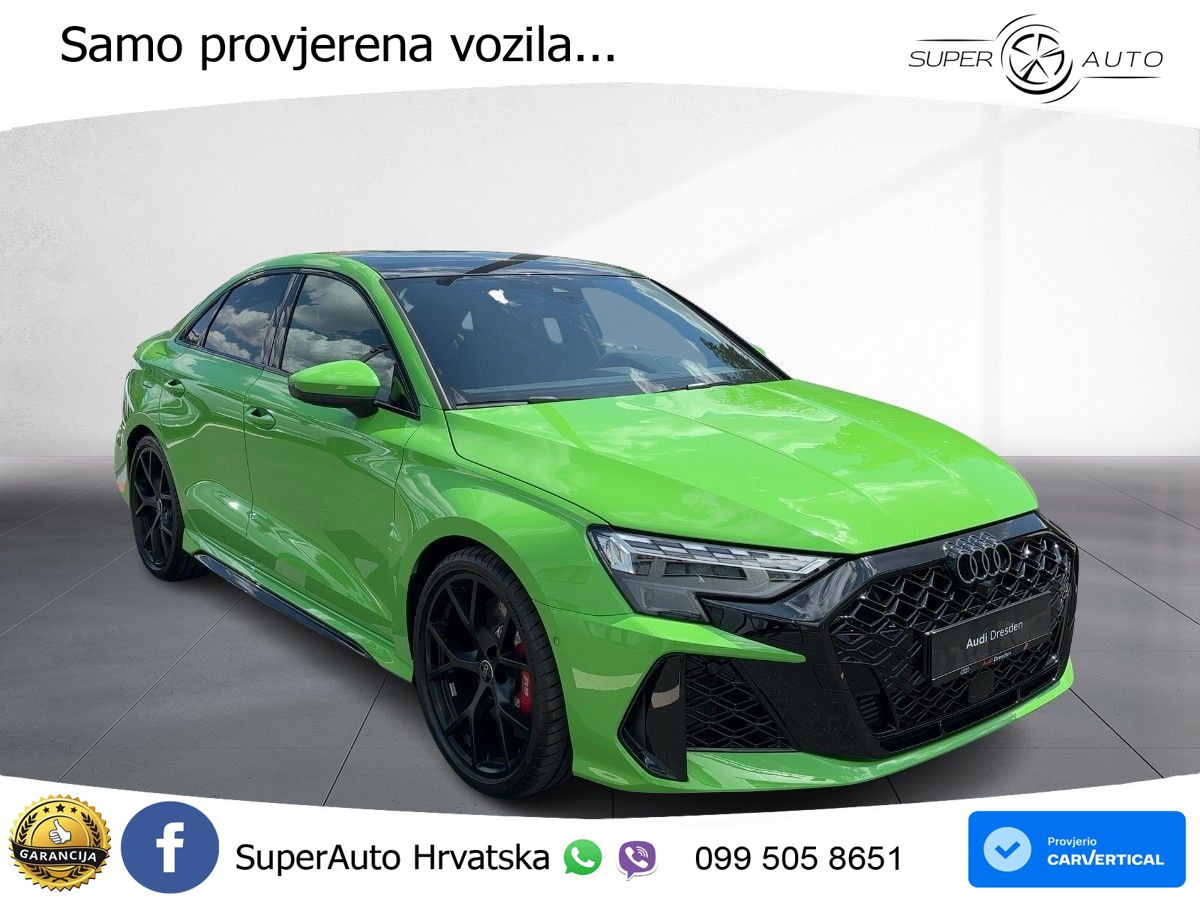 Audi RS3 Sedan 2.5 TFSI (400 KS) quattro S tronic LED+GR SJED+ACC