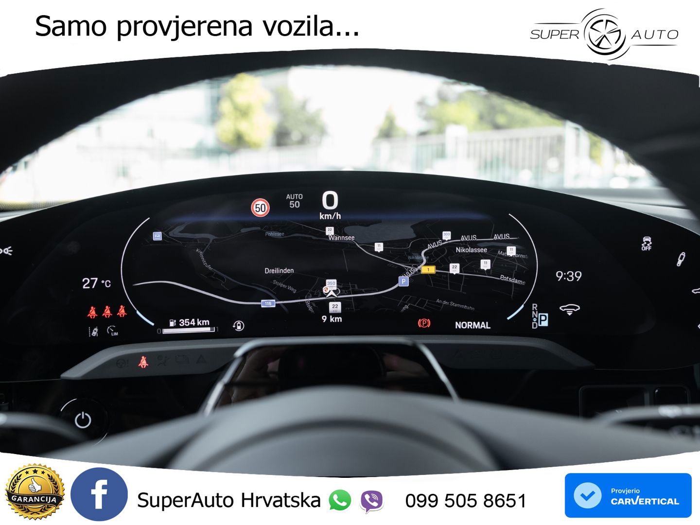 Porsche Taycan Sport Turismo 105 kWh (435 KS)