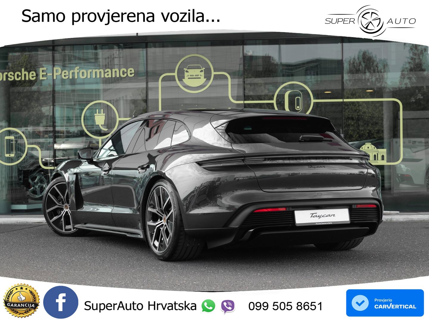 Porsche Taycan Sport Turismo 105 kWh (435 KS)