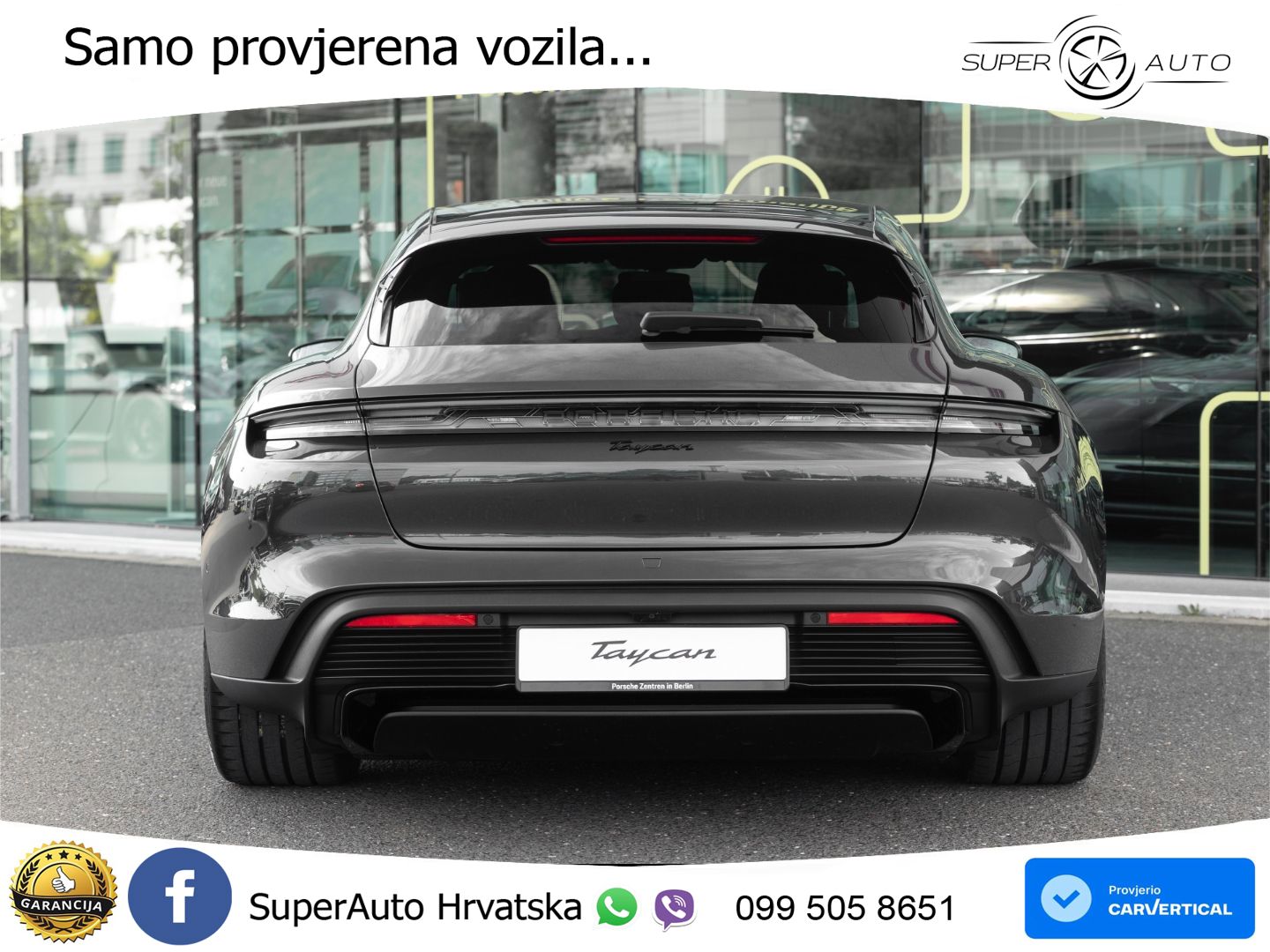Porsche Taycan Sport Turismo 105 kWh (435 KS)
