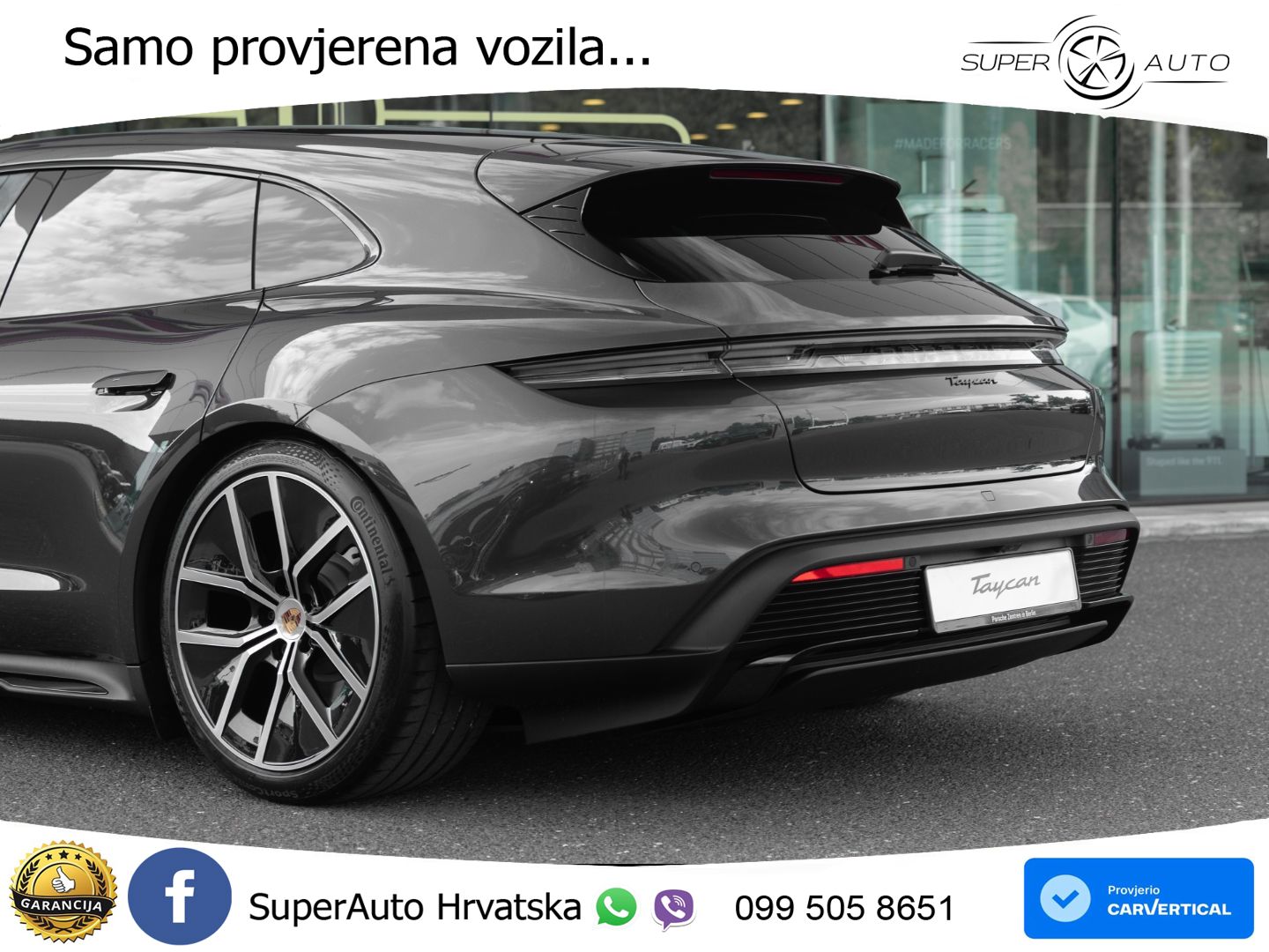 Porsche Taycan Sport Turismo 105 kWh (435 KS)